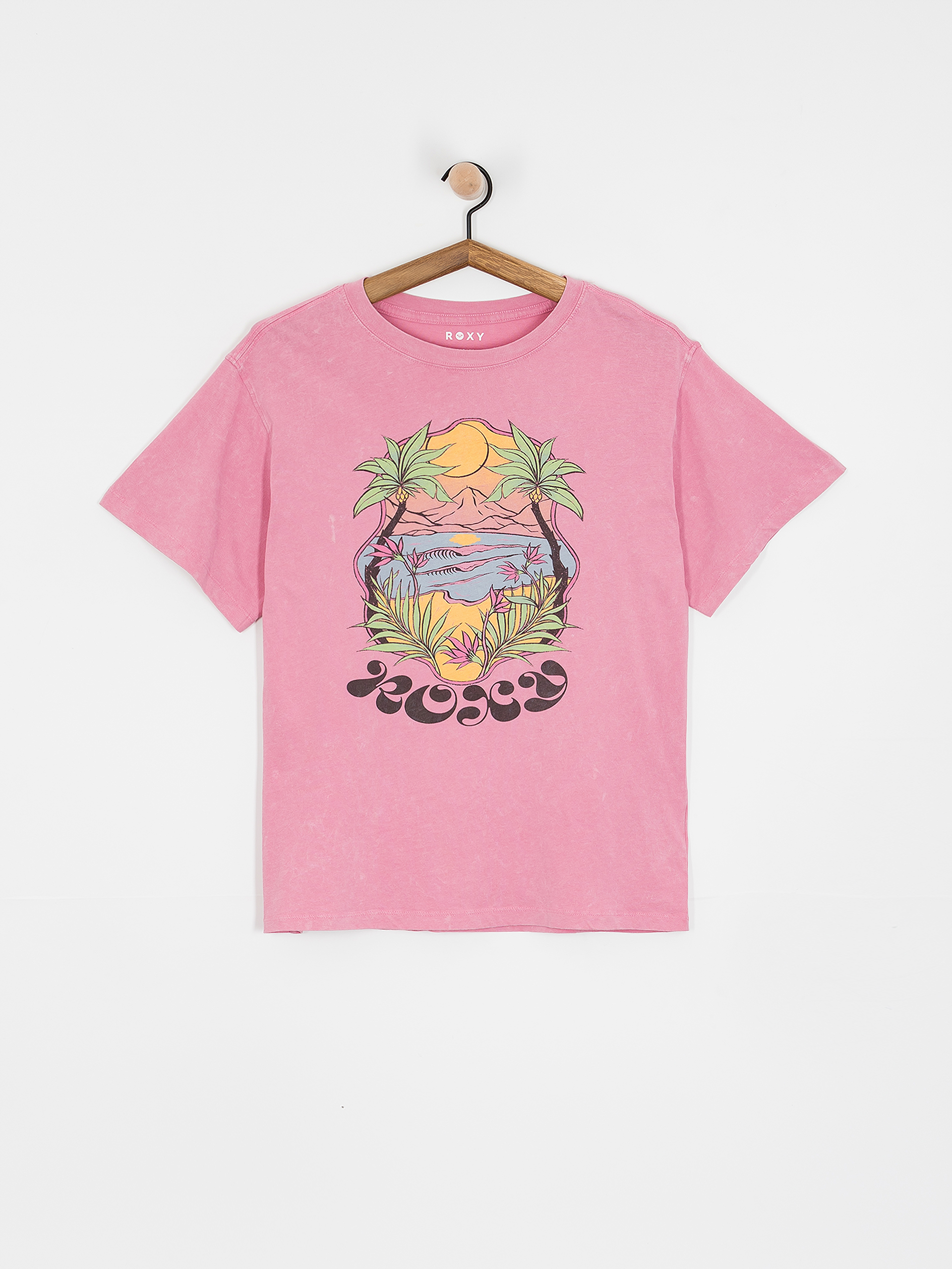 T-shirt Roxy Sunnyoversize Optic Wash Wmn (orchid smoke)