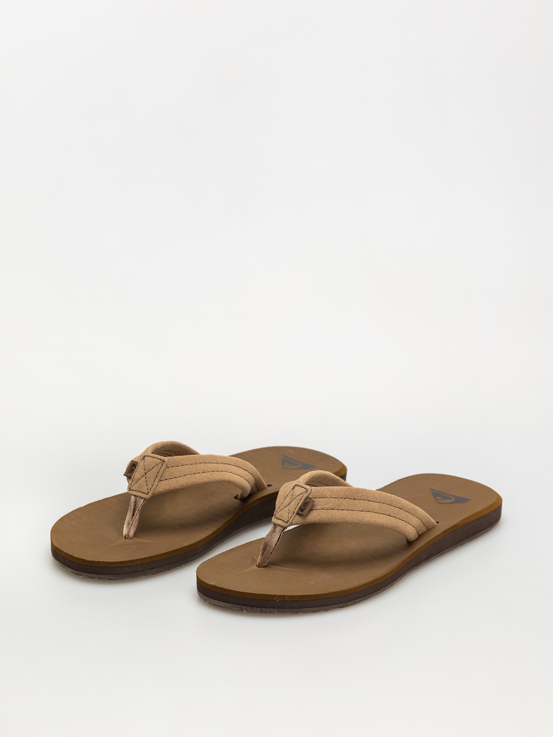 Japonki Quiksilver Carver Suede Core (tan 1)