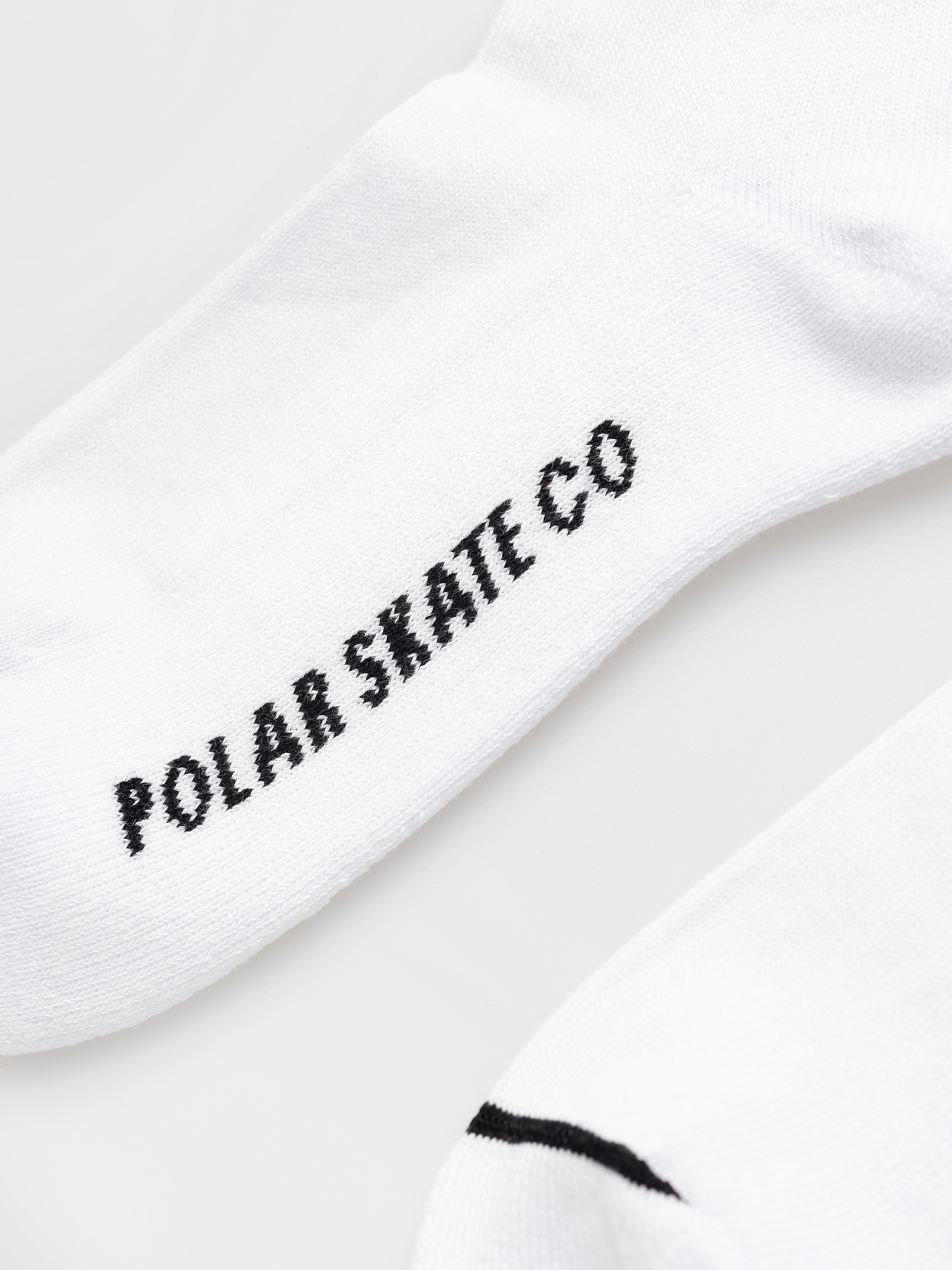 Skarpetki Polar Skate Rib 2 Stripes (white/black)