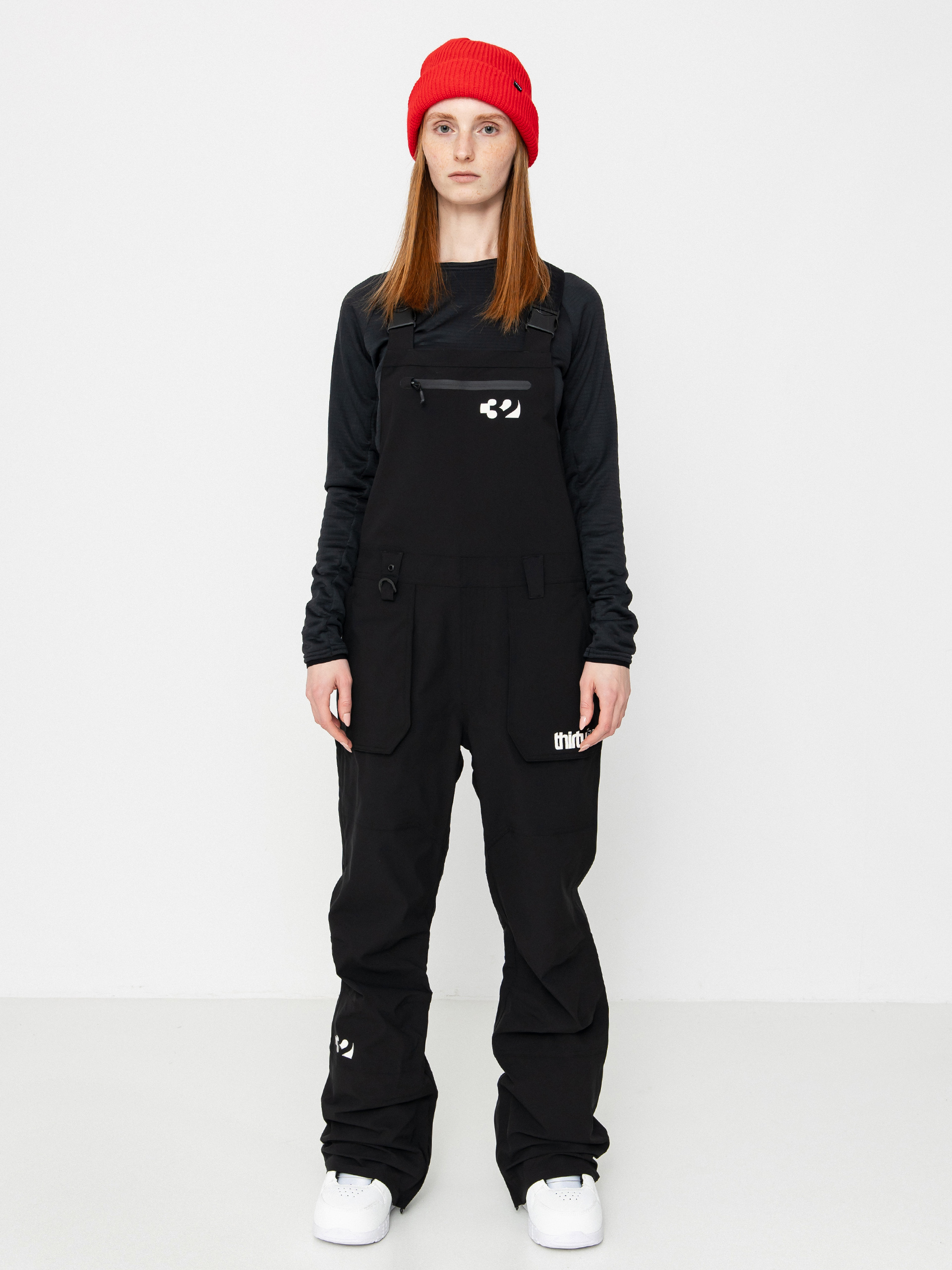 Spodnie snowboardowe ThirtyTwo Basement Bib Wmn (black)