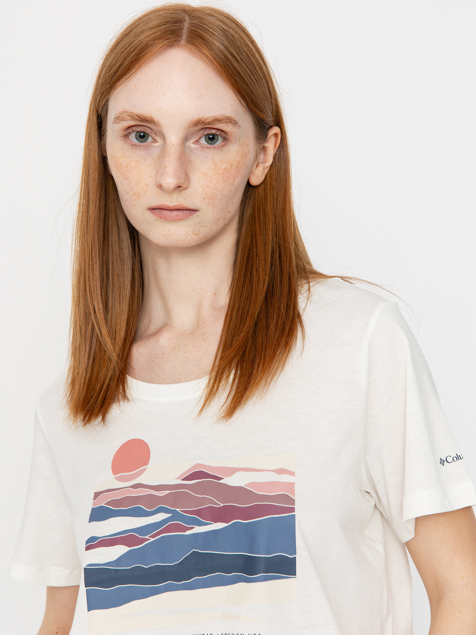 T-shirt Columbia Ruby Springs Graphic Wmn (sea salt/foggy)