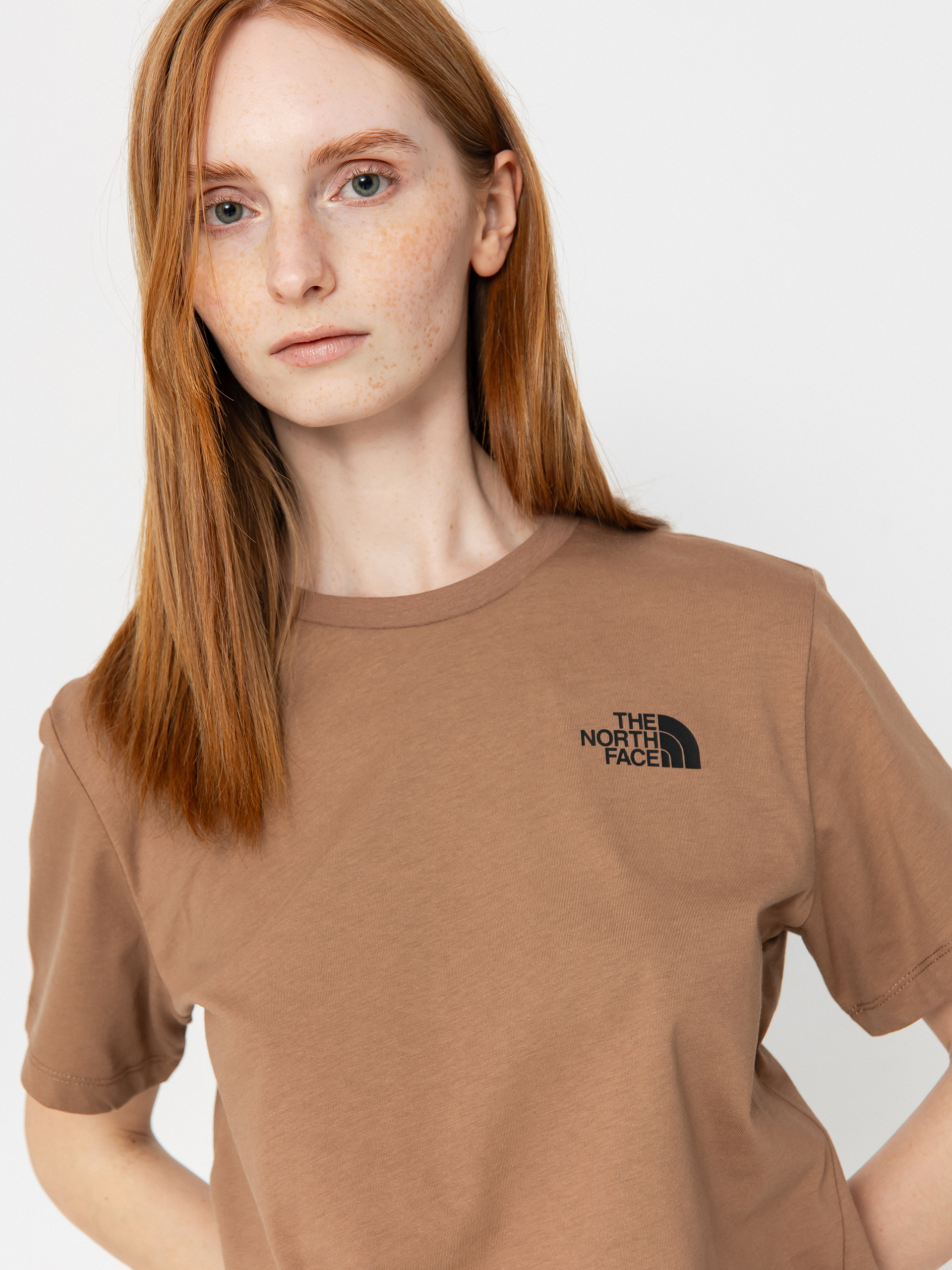 T-shirt The North Face Box Nse Relaxed Wmn (latte/tnf white)