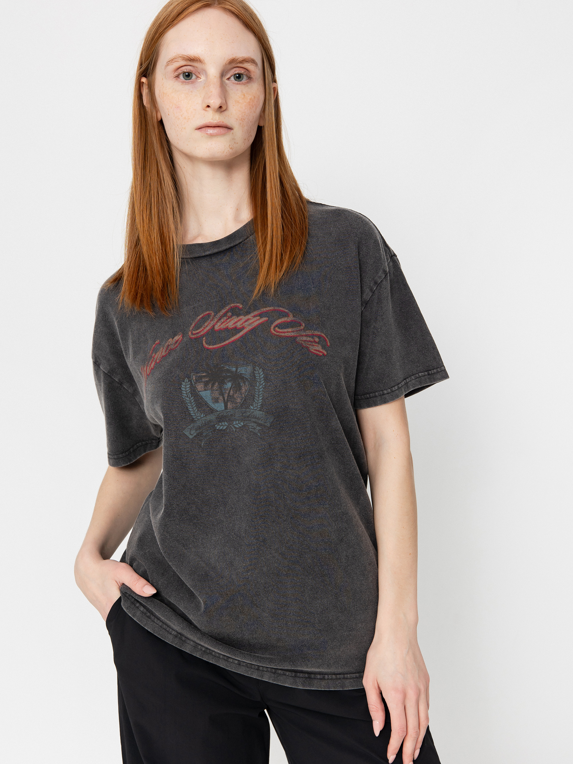 T-shirt Vans Palm Impresa Oversized Wmn (black)
