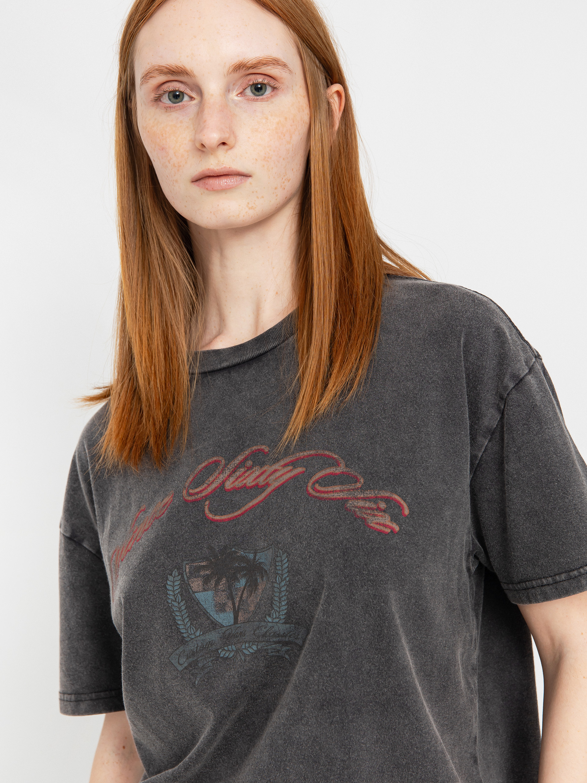 T-shirt Vans Palm Impresa Oversized Wmn (black)