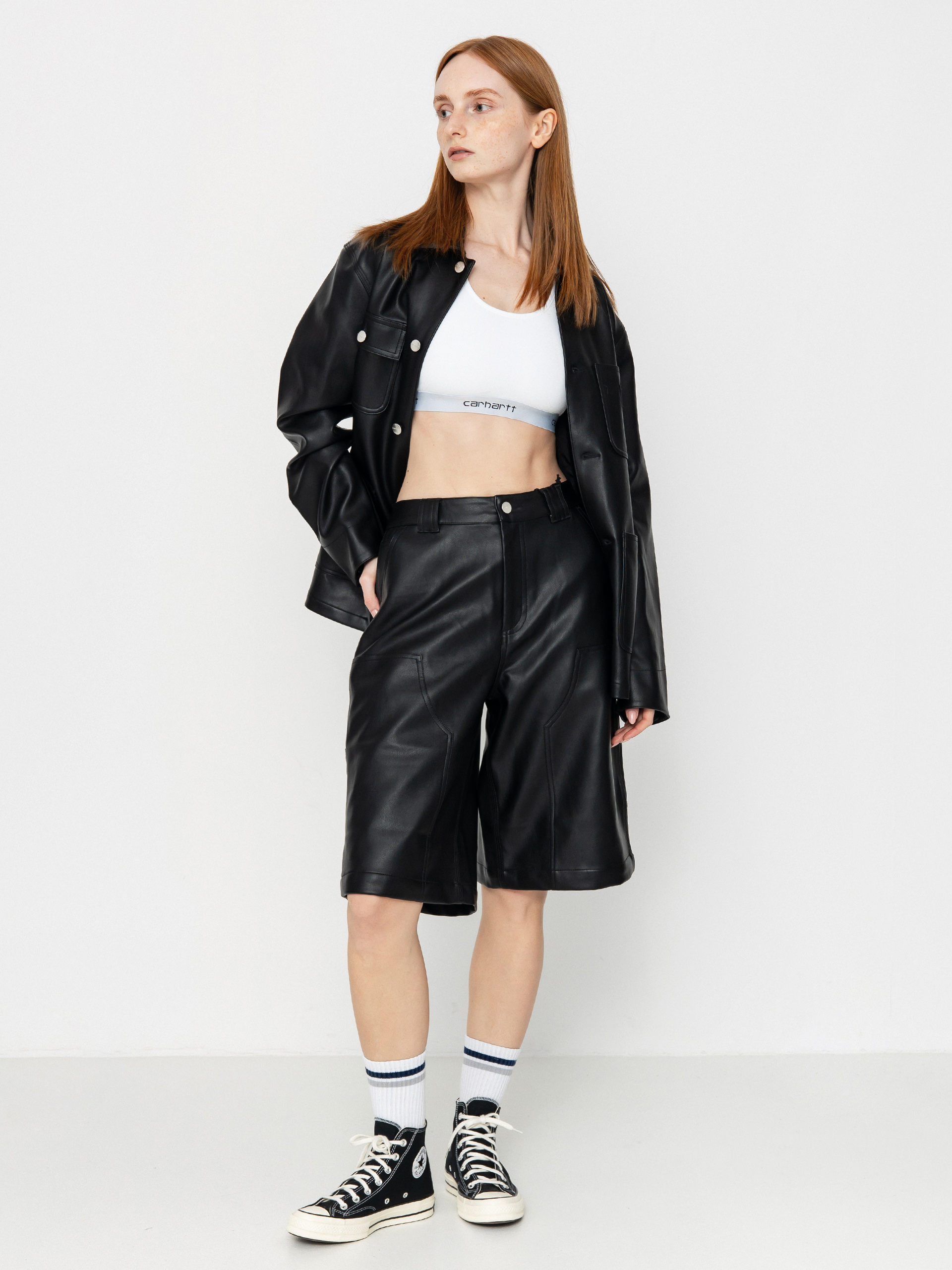 Szorty Carhartt WIP Norwich DK Wmn