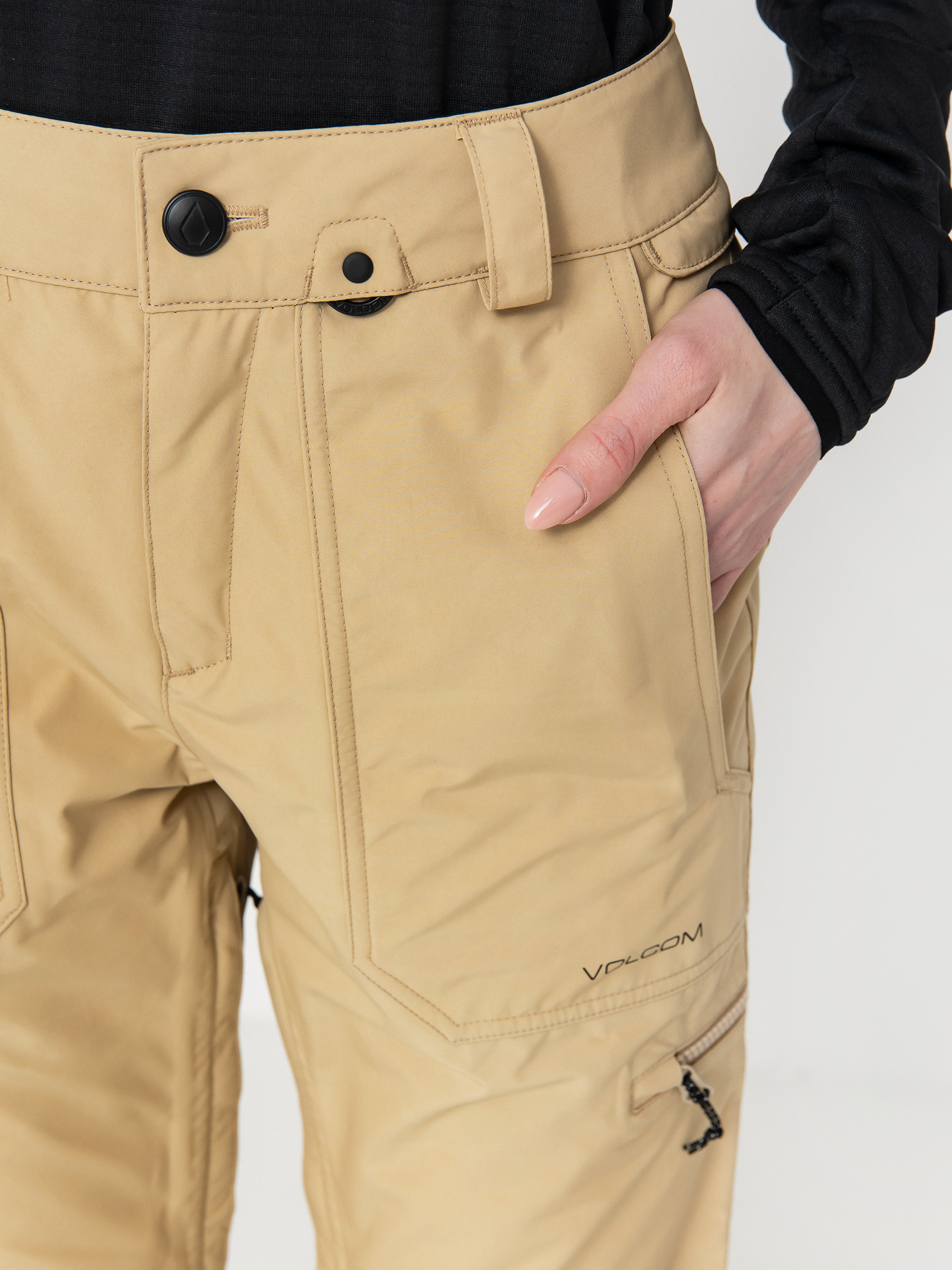 Damskie Spodnie snowboardowe Volcom Knox Ins Gore Tex (sand)