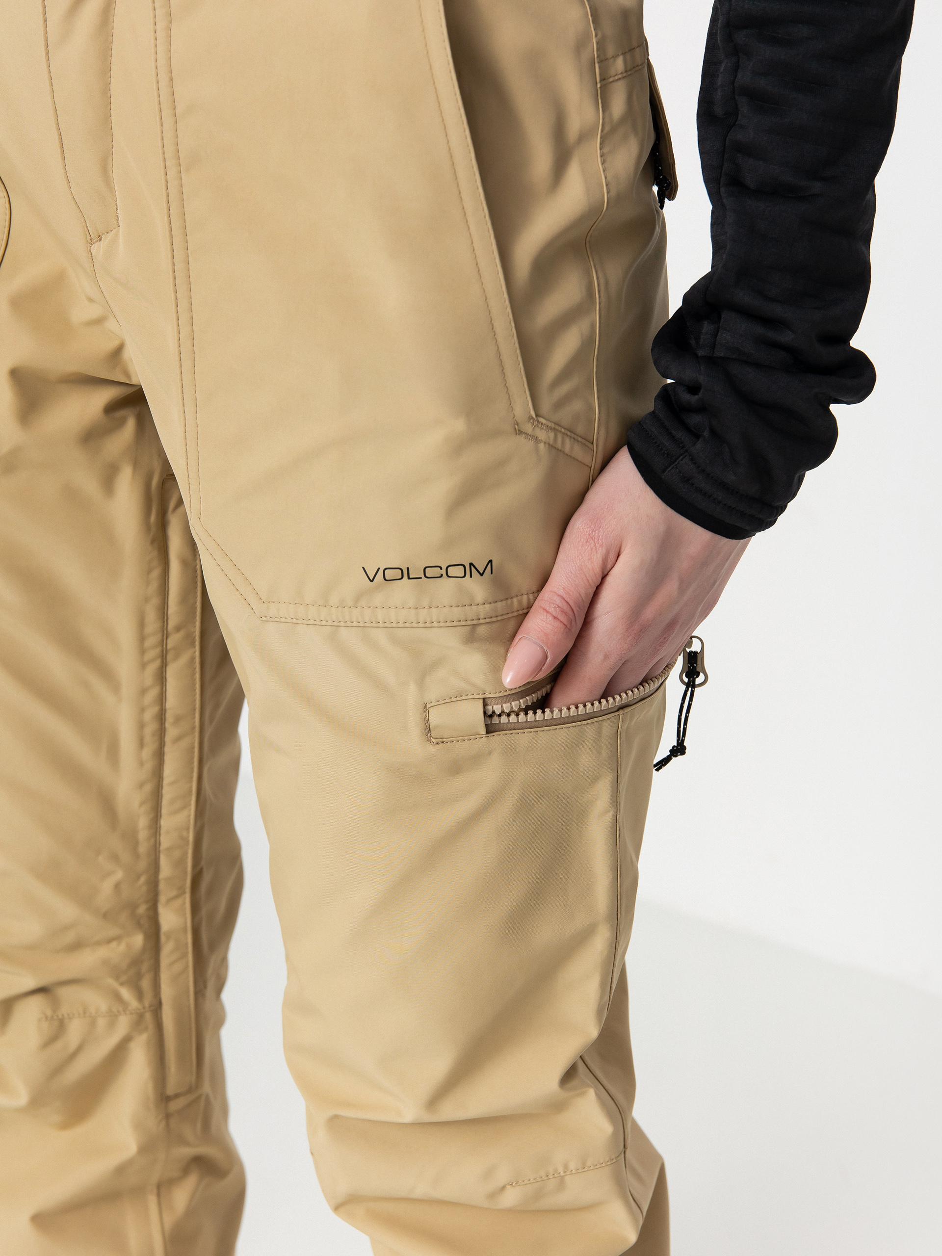 Damskie Spodnie snowboardowe Volcom Knox Ins Gore Tex (sand)
