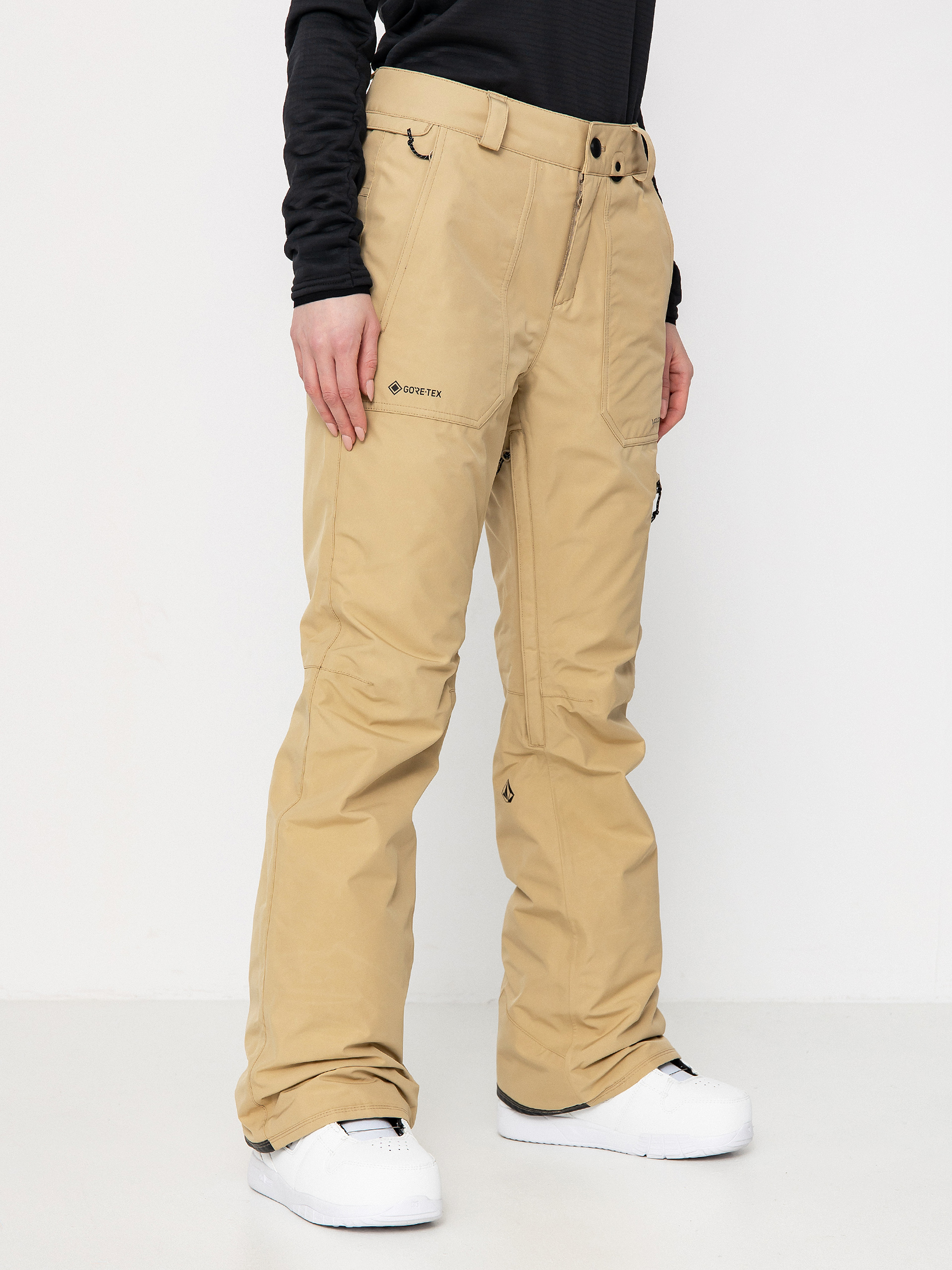 Damskie Spodnie snowboardowe Volcom Knox Ins Gore Tex (sand)