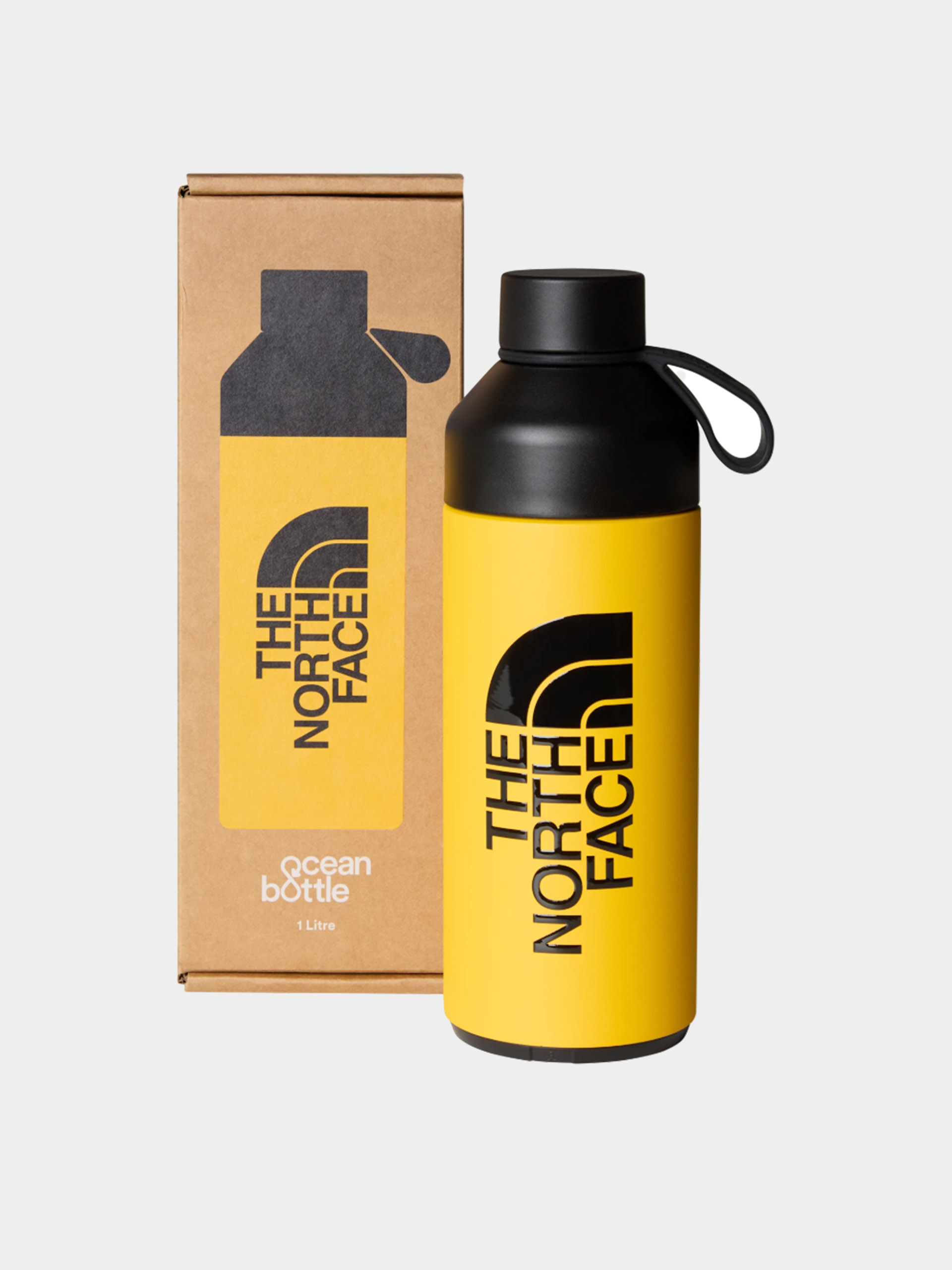 Butelka The North Face Water Bottle 1L (summit gold/tnf black)