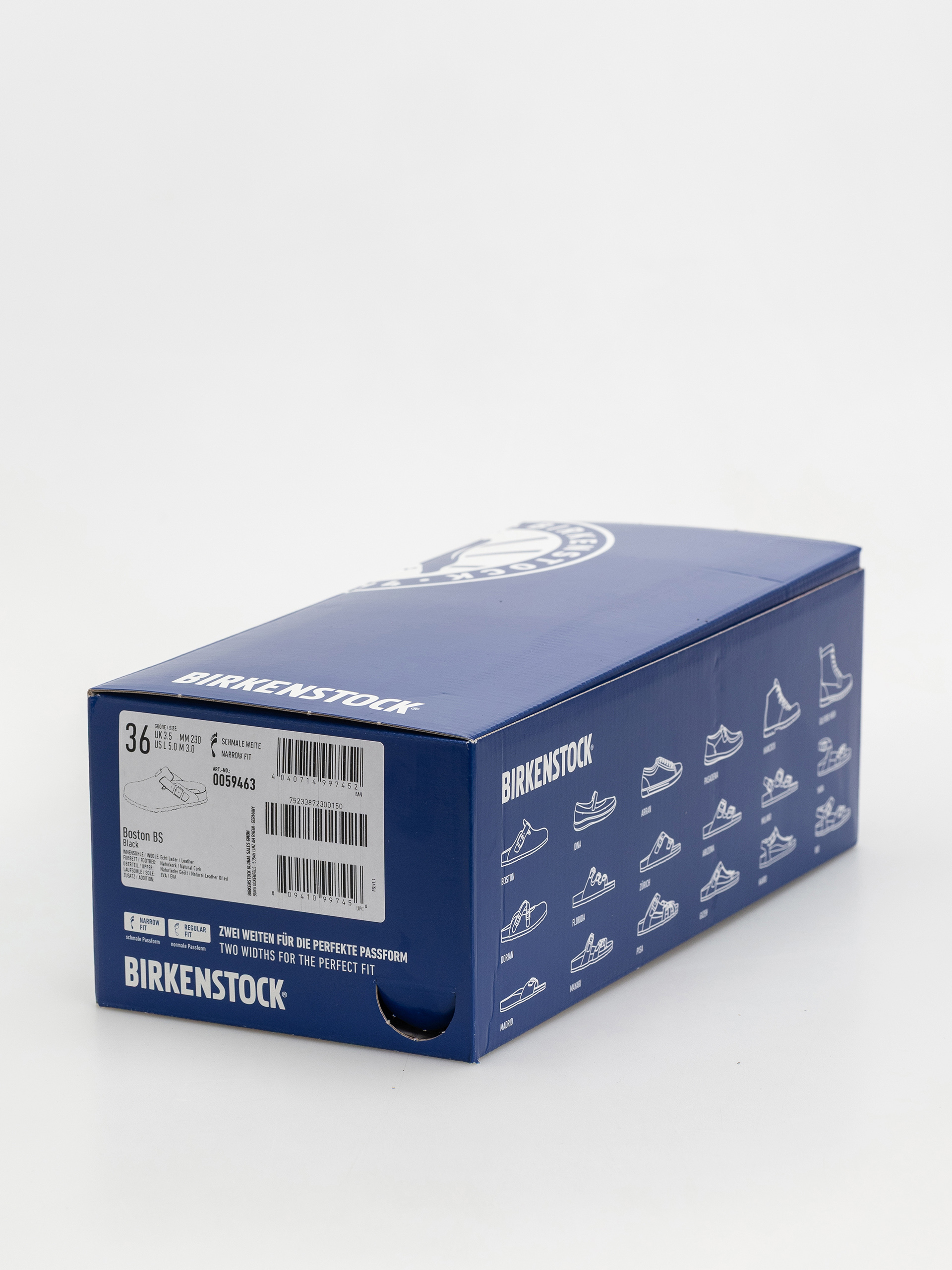 Klapki Birkenstock Boston Oiled Leather Narrow Wmn (black)