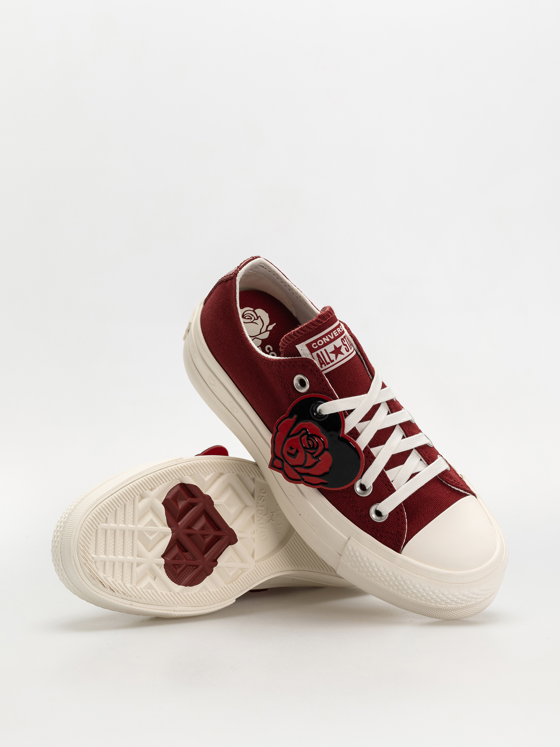 CONVERSE × AMERI ALL STAR LIFTED OX Converse – Chuck Taylor All Star Lift Ox – Białe sneakersy