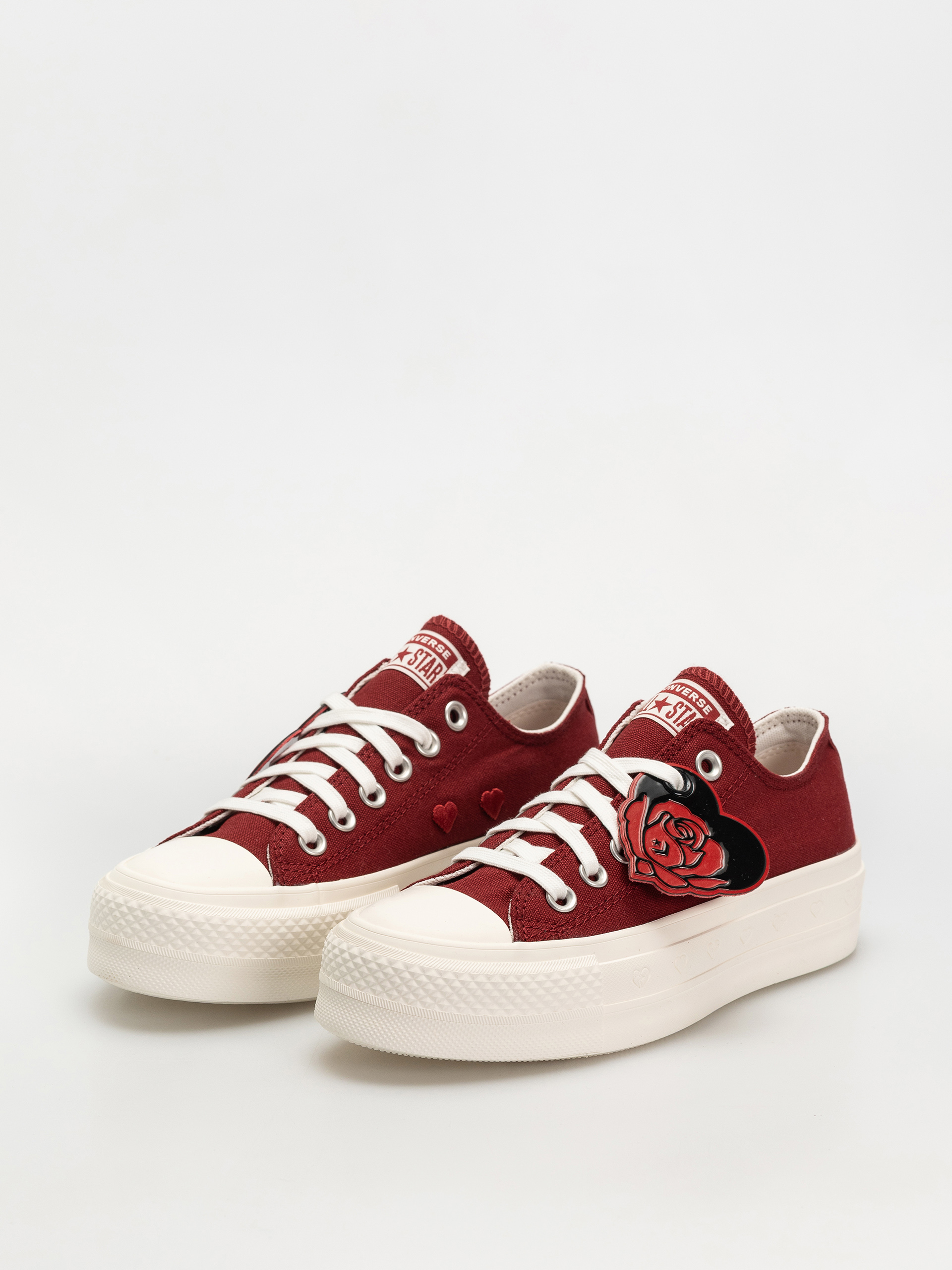 Trampki Converse Chuck Taylor All Star Lift Ox Wmn (park red/vintage white/egret)