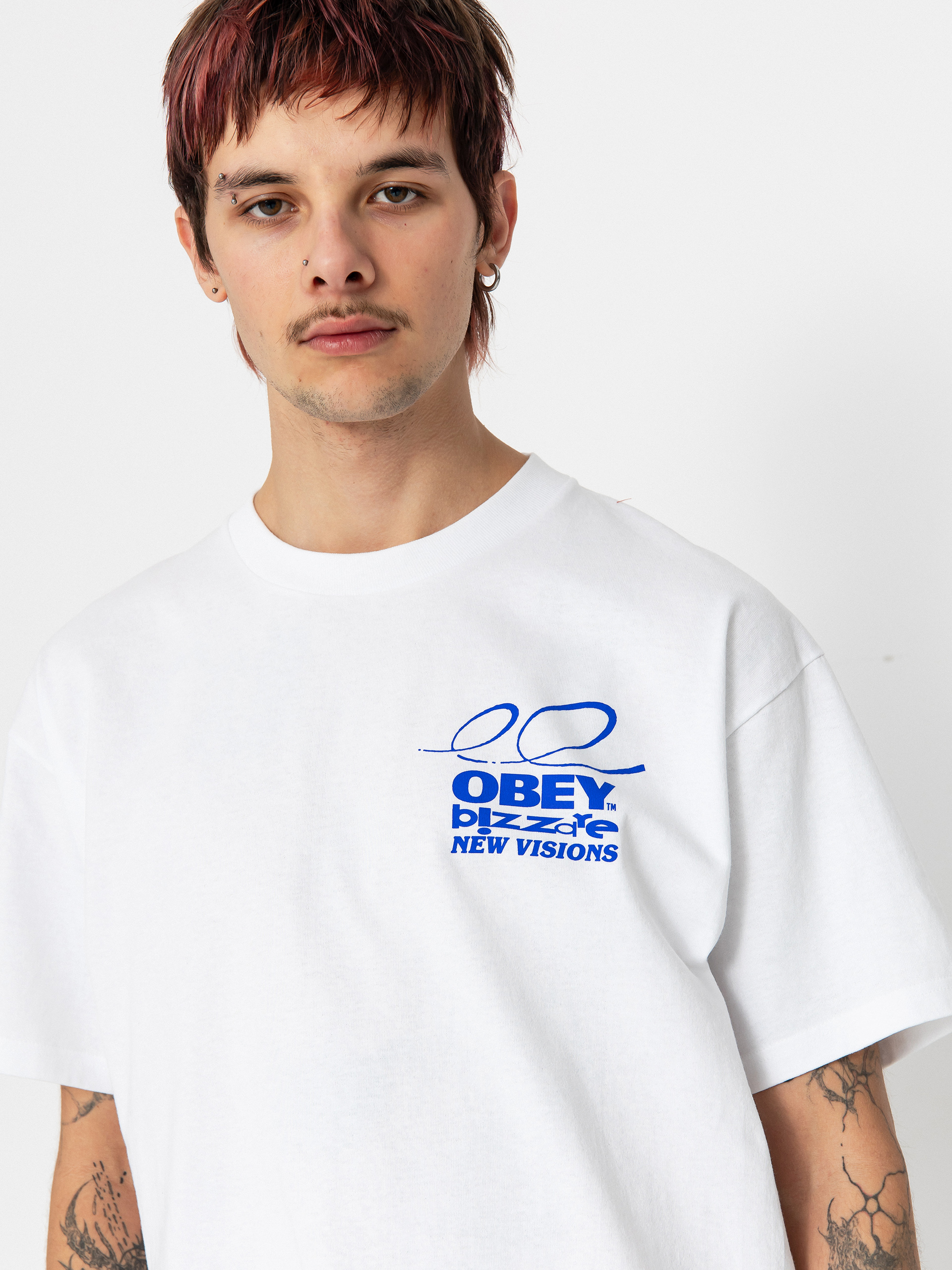 T-shirt OBEY Bizzare New Visions (white)
