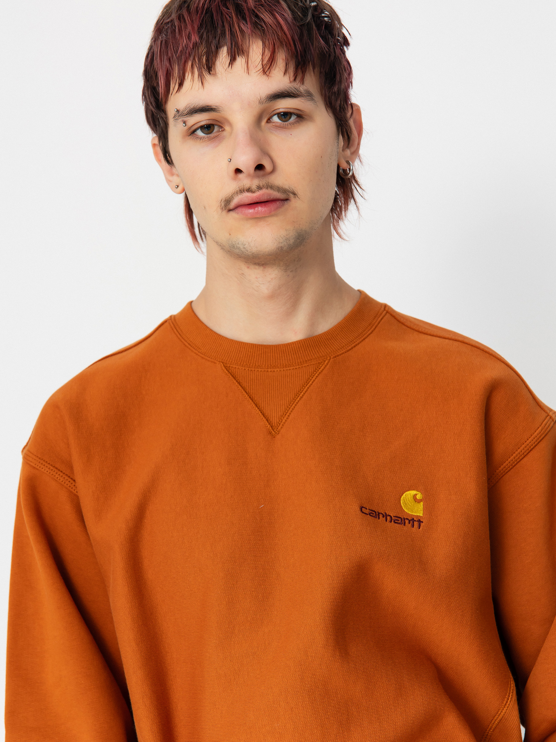 Bluza Carhartt WIP American Script (sienna)
