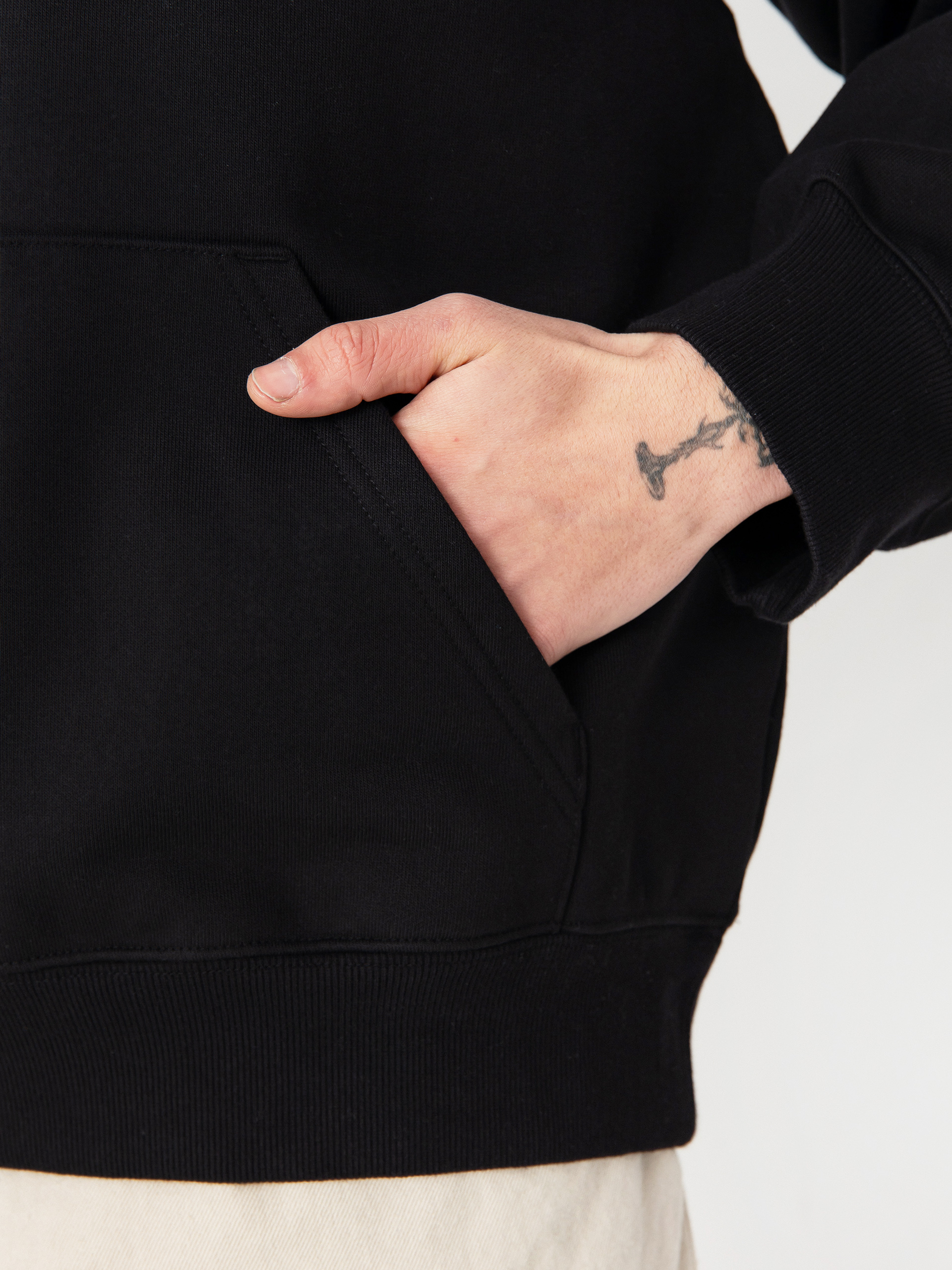 Bluza z kapturem Carhartt WIP Stargazer HD (black/white)