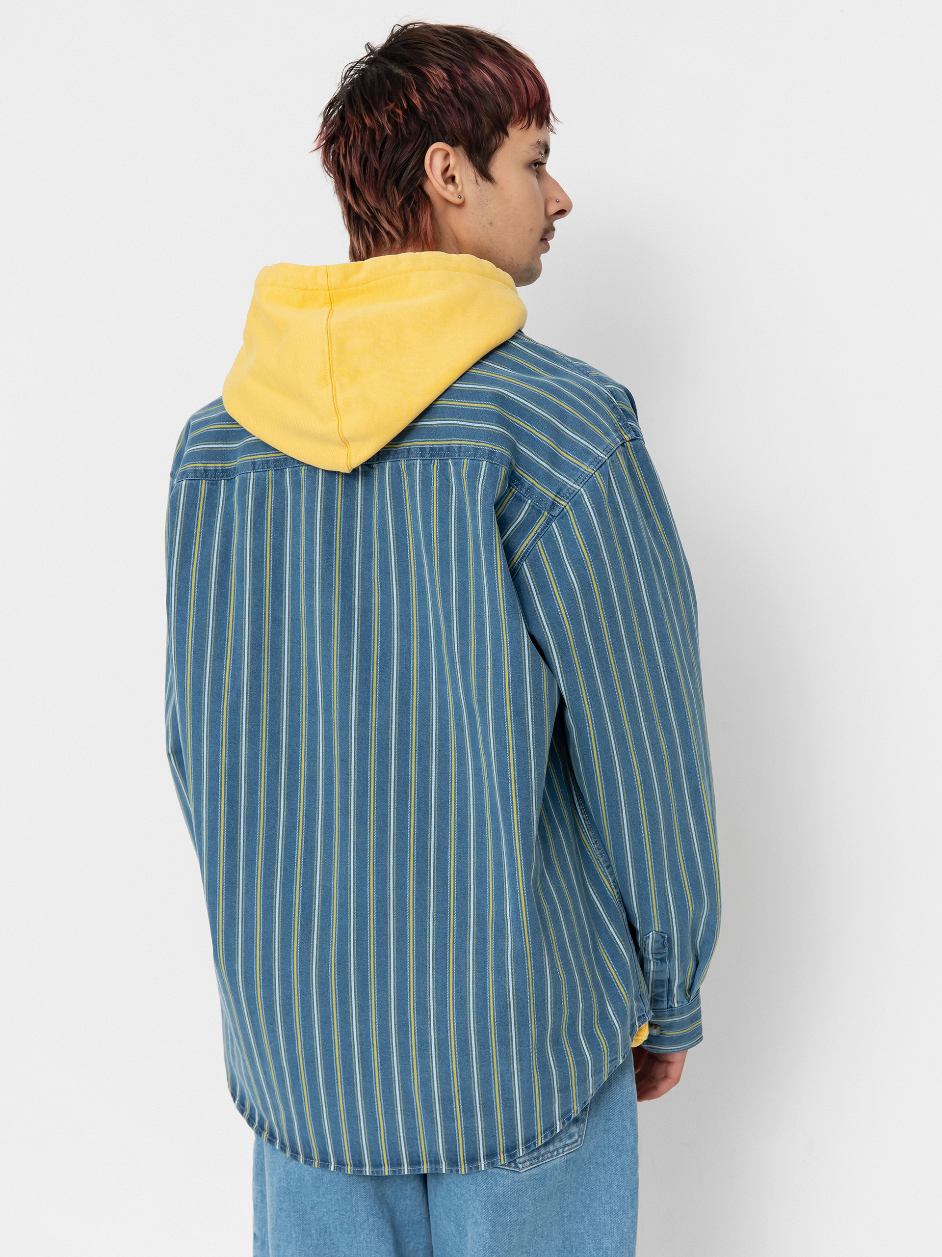 Koszula Polar Skate Mike Denim (blue/yellow)