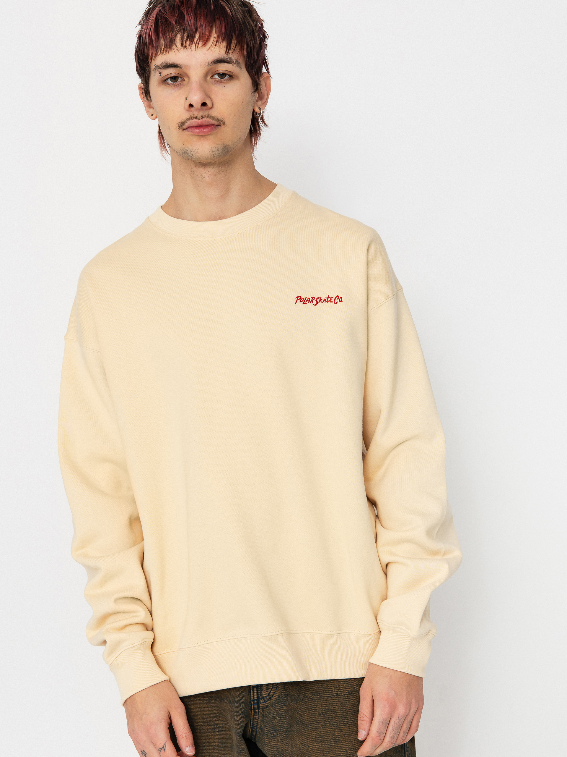 Bluza Polar Skate Dave Crewneck (oatmeal) 