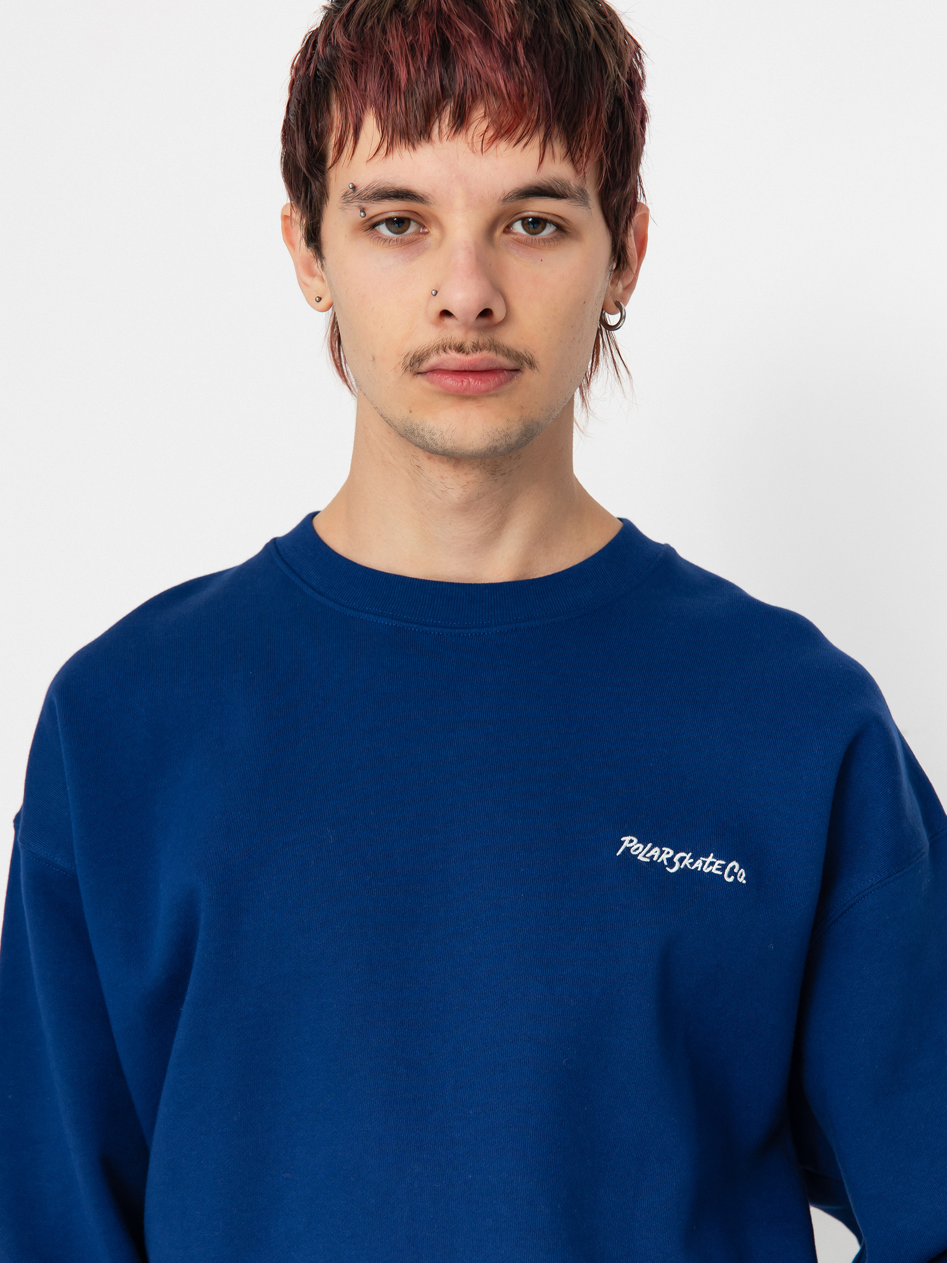 Bluza Polar Skate Dave Crewneck (deep royal blue)