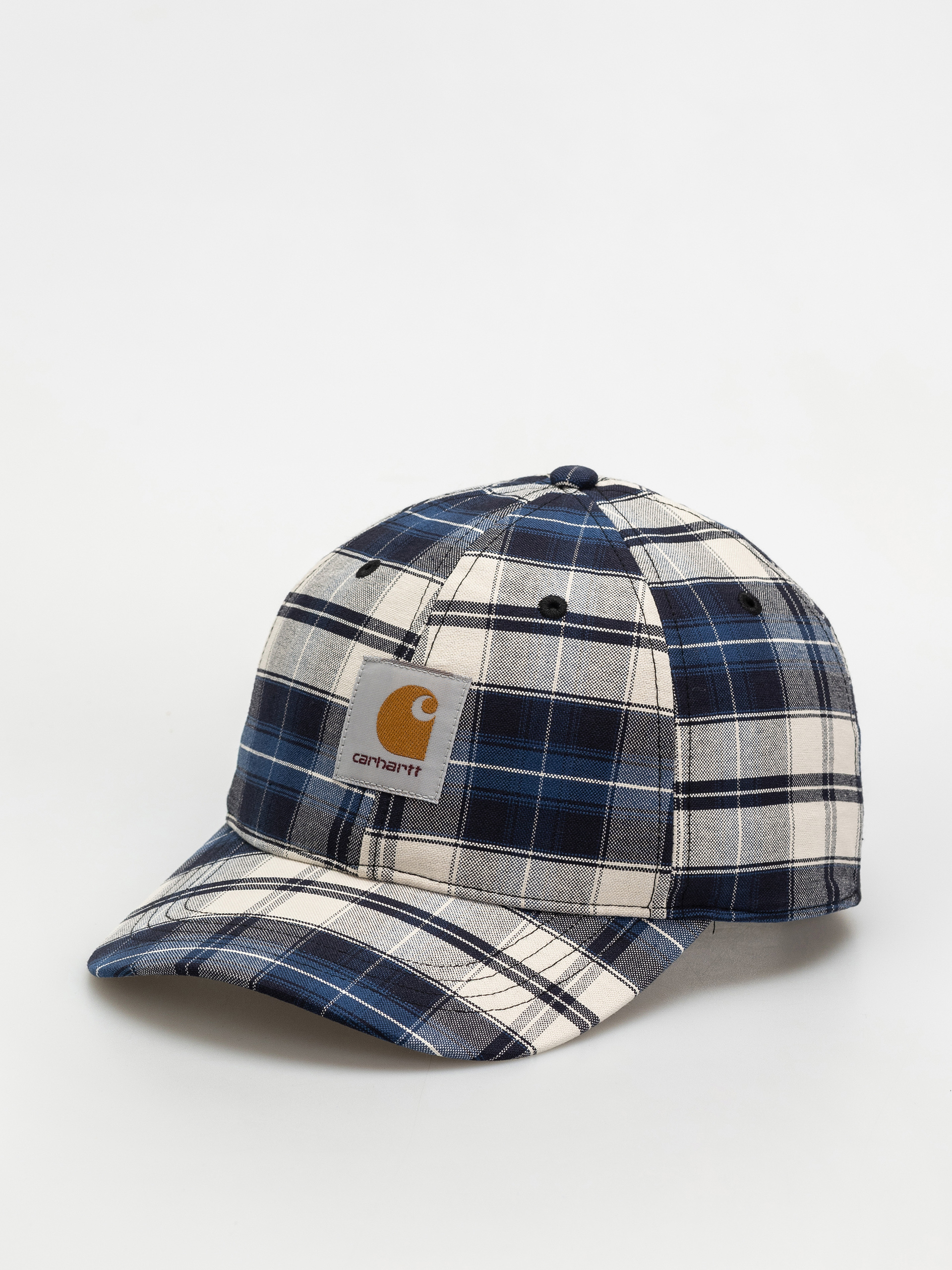 Czapka z daszkiem Carhartt WIP Tarbell (tarbell check/dark navy/white)