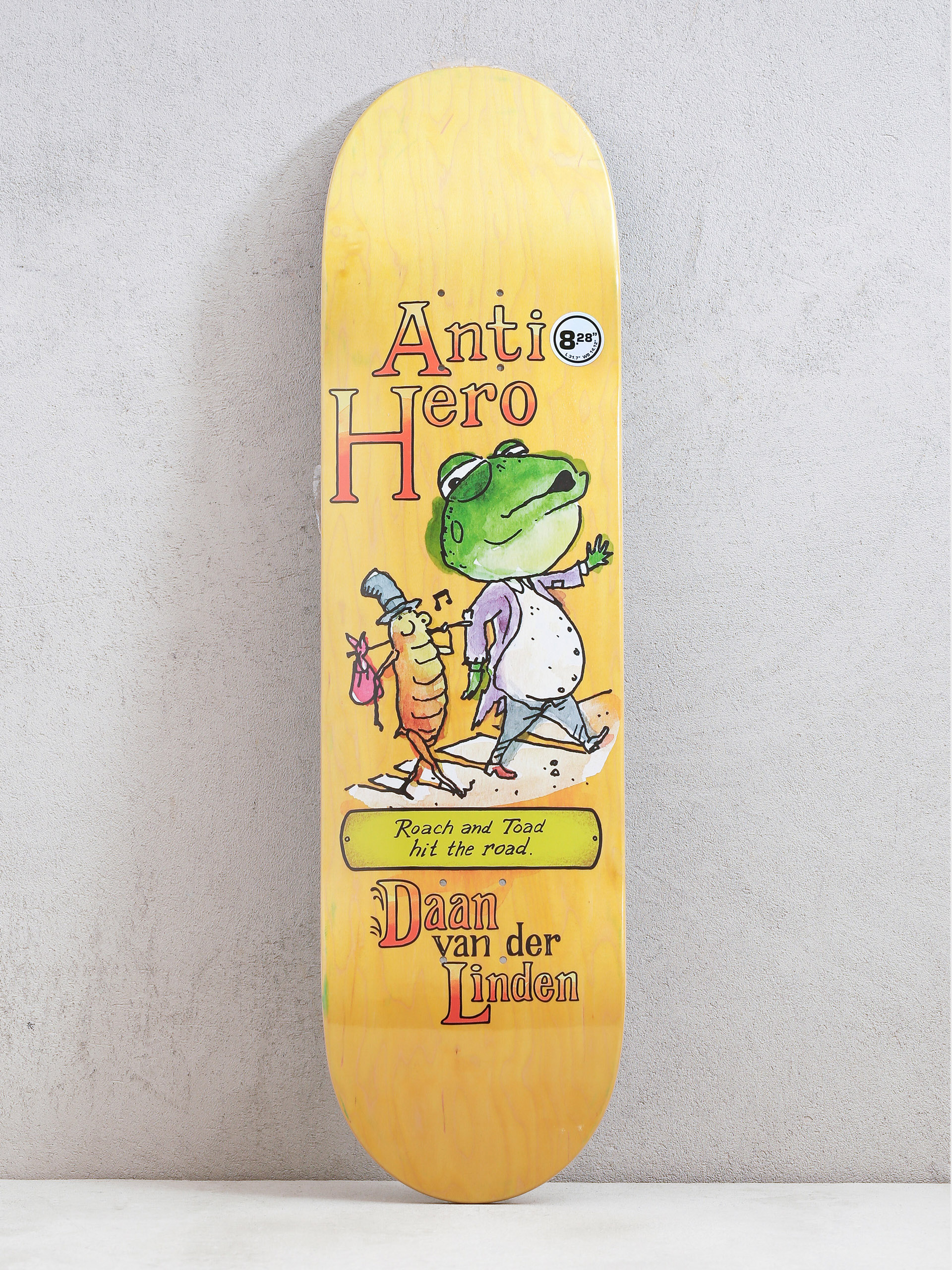 Deck Antihero Daan Roach Toad (yellow)