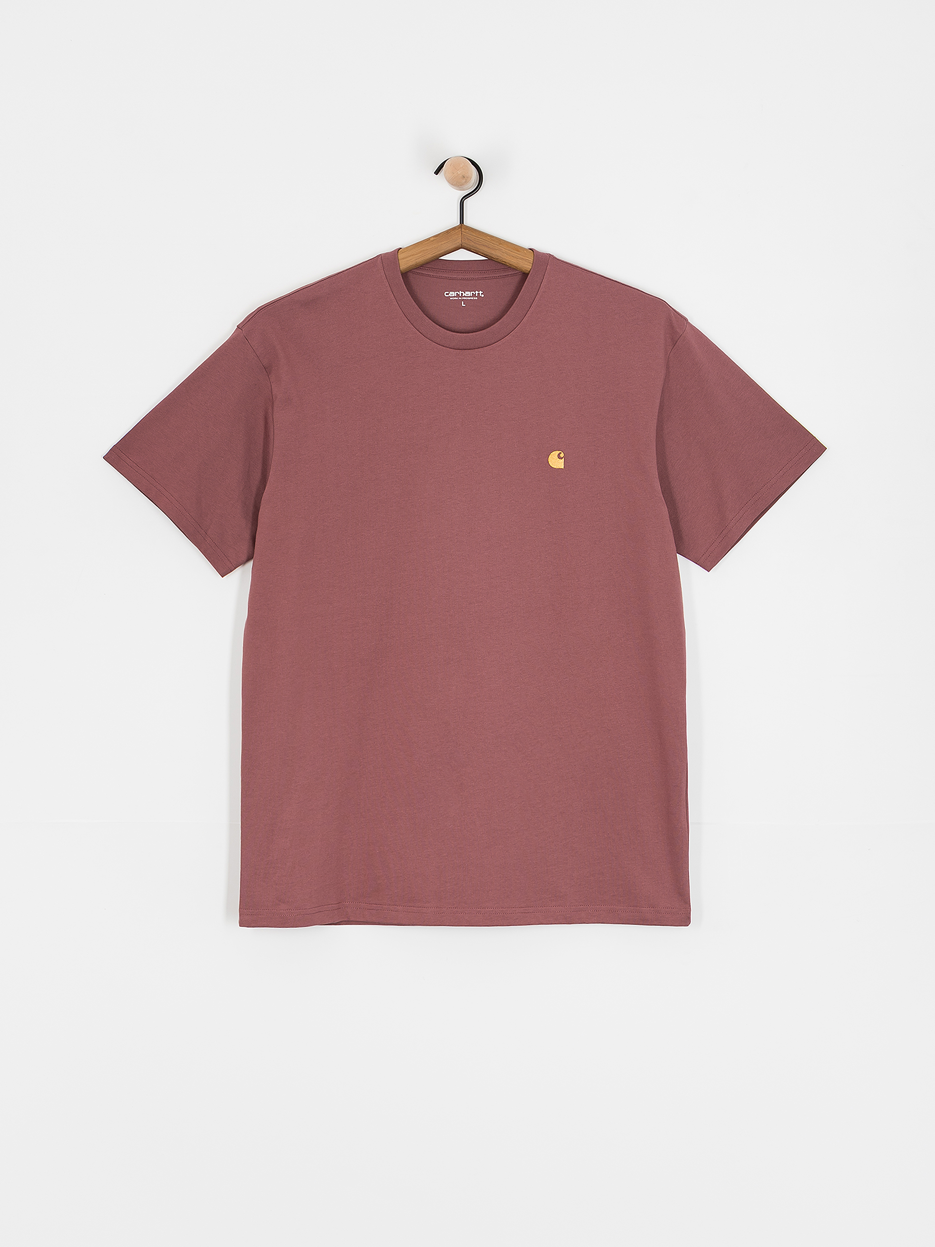 T-shirt Carhartt WIP Chase (dusky pink/gold)