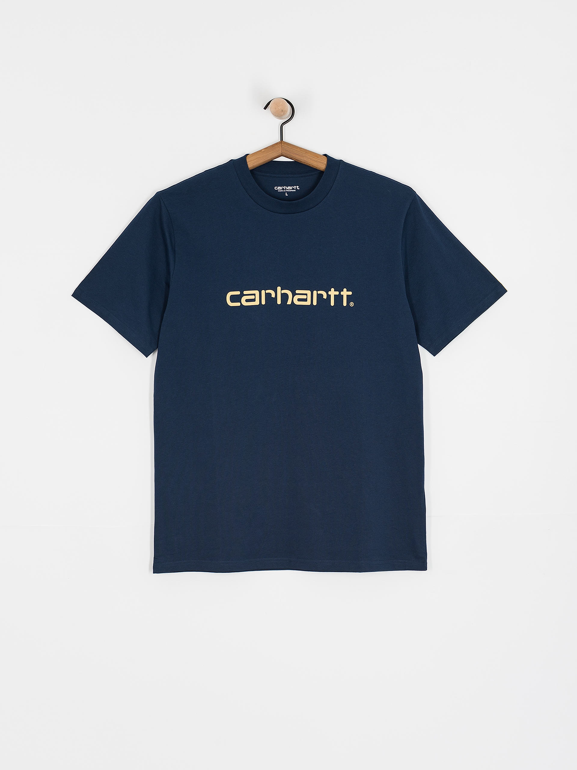 T-shirt Carhartt WIP Script (ink/air yellow)