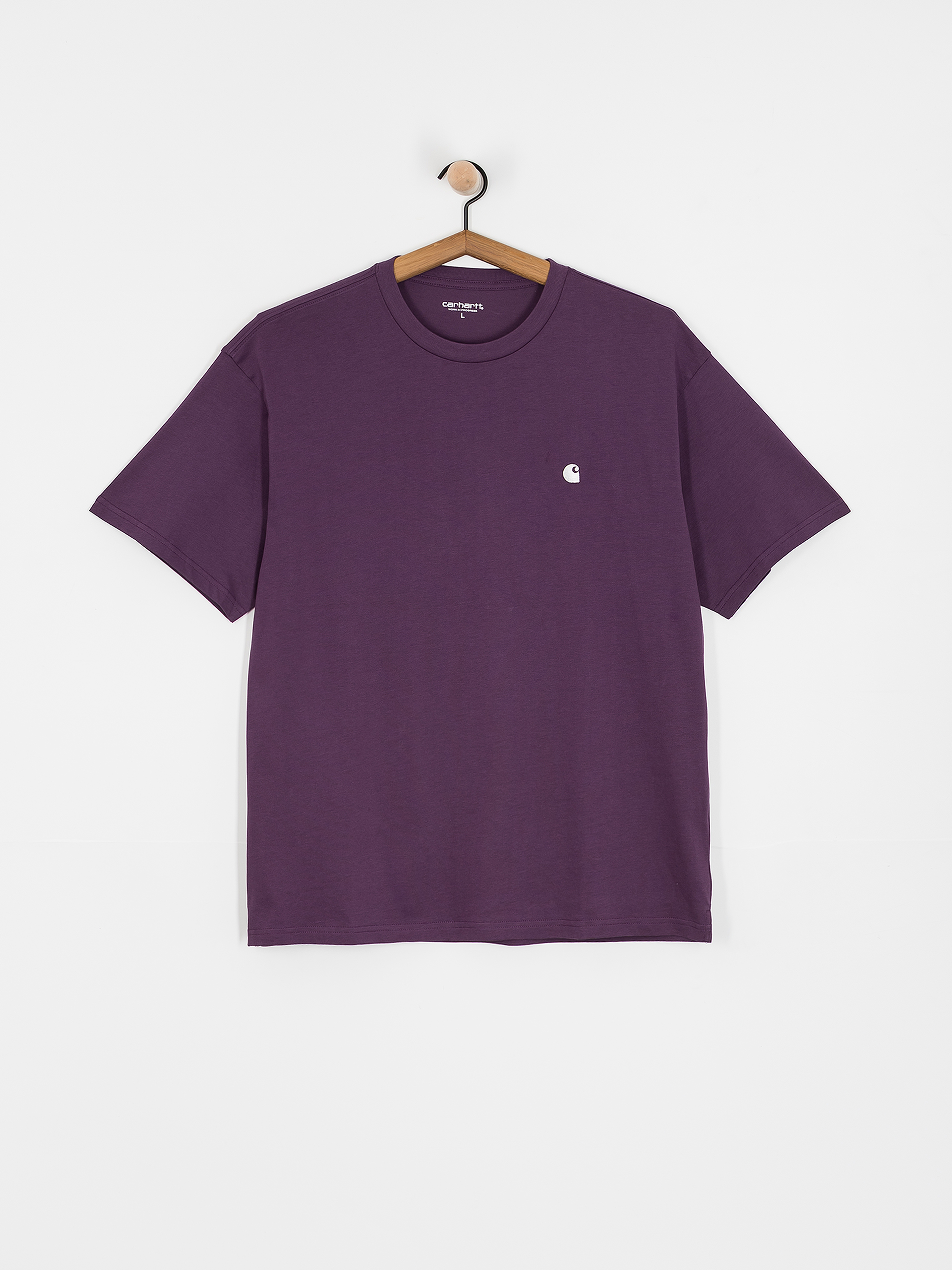 T-shirt Carhartt WIP Madison (huckleberry/white)