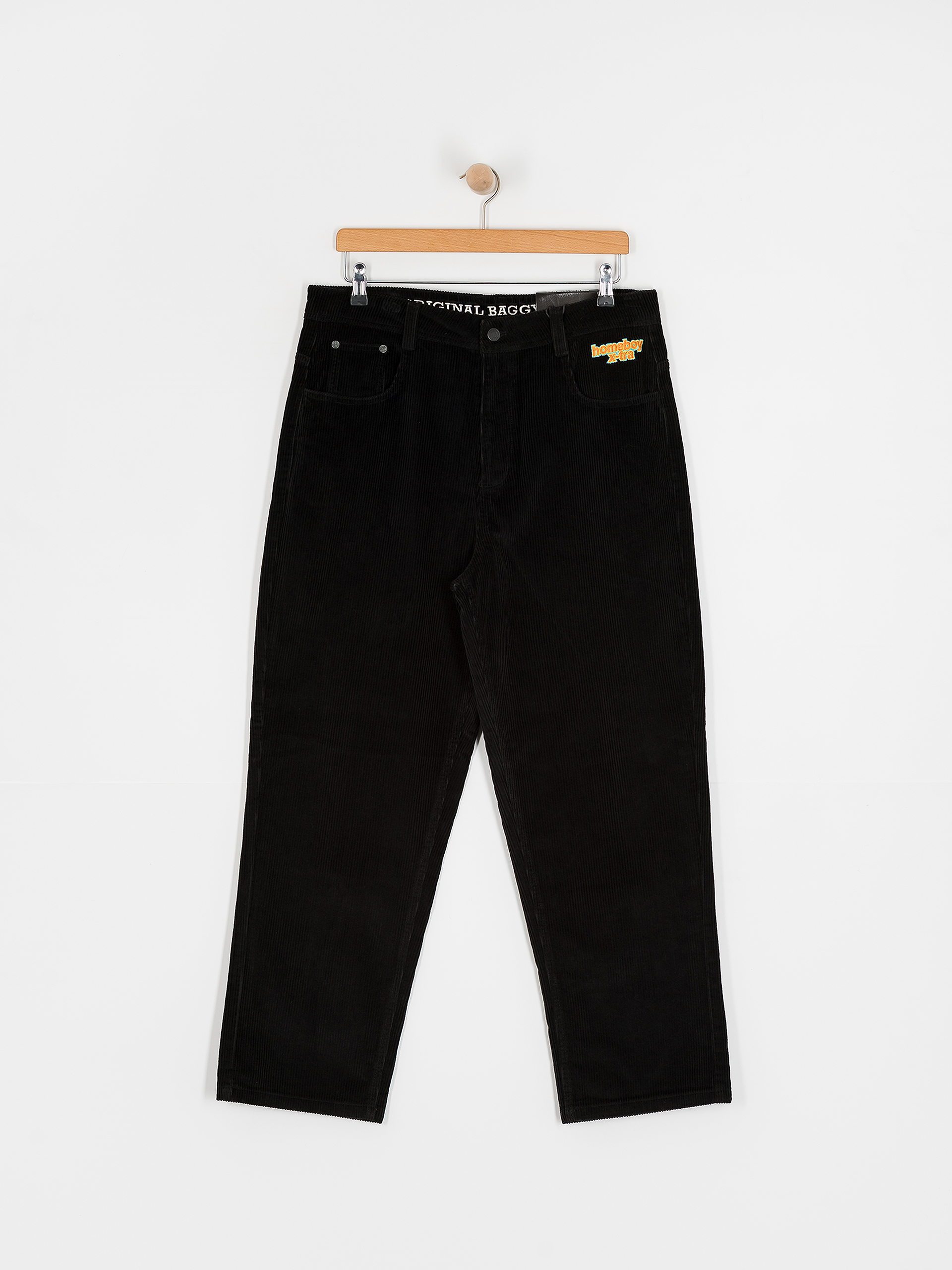 Spodnie Homeboy X Tra Baggy Cord Pants (black)