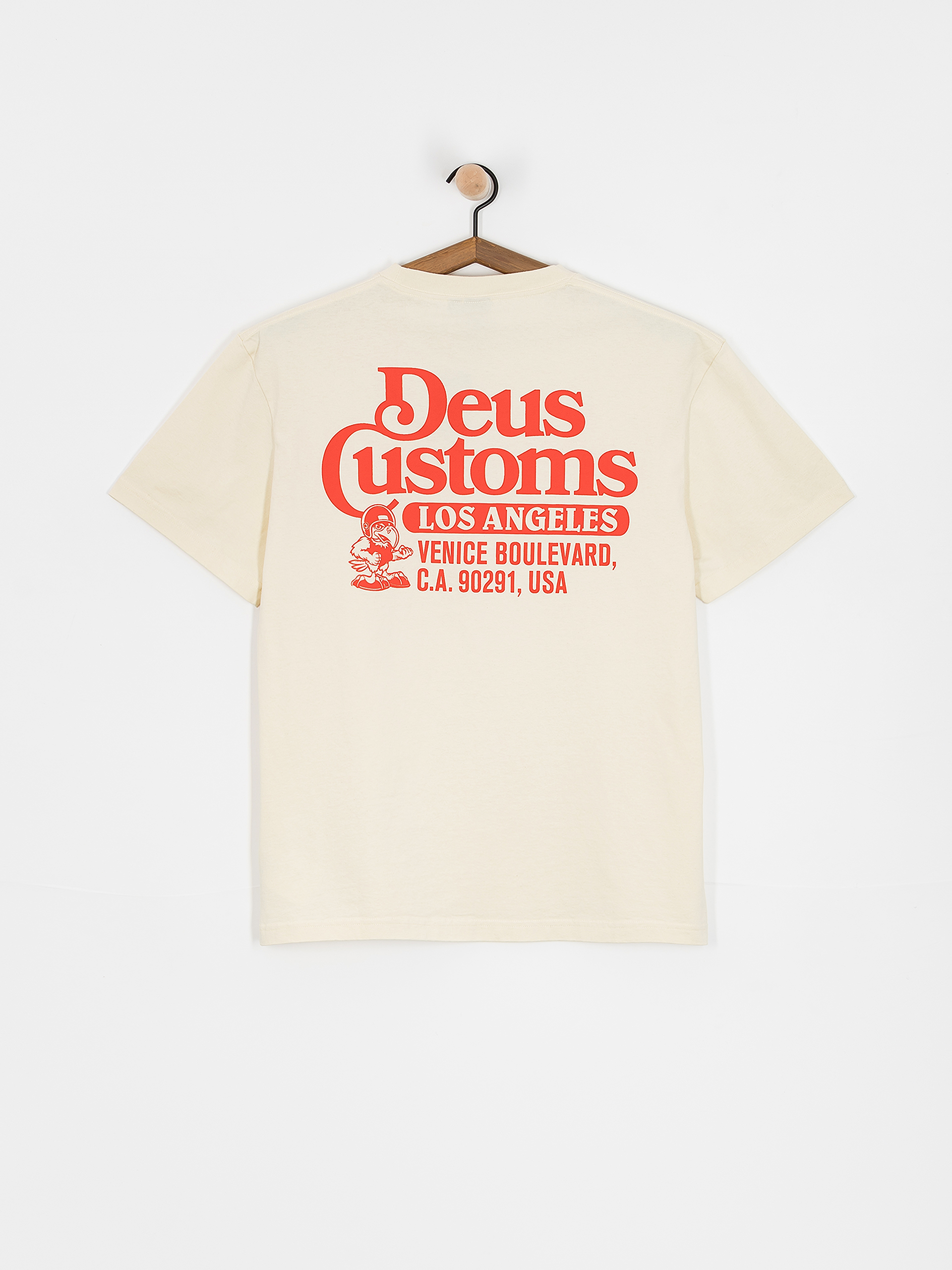 T-shirt Deus Ex Machina Raptor (dirty white)