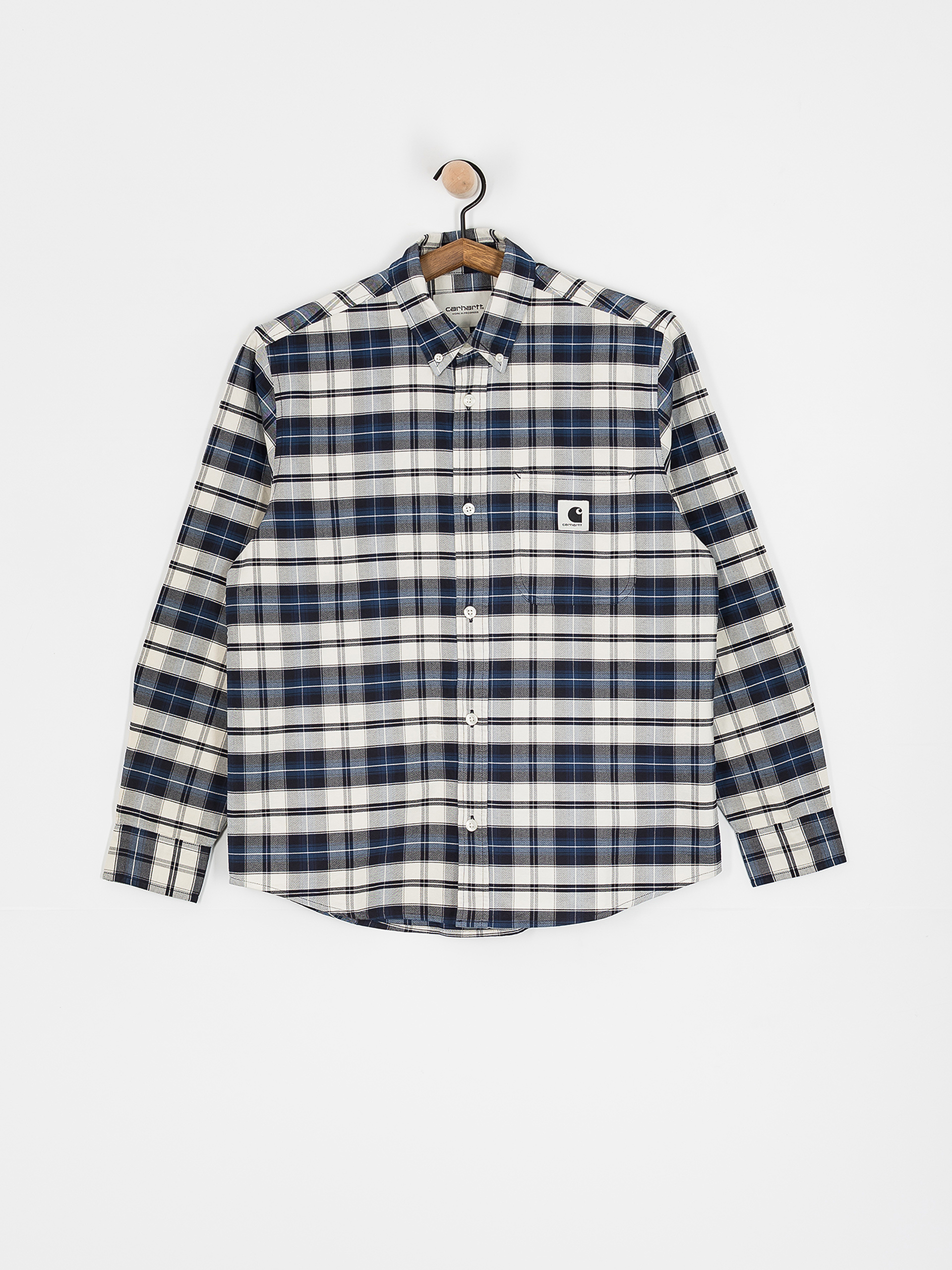 Koszula Carhartt WIP Tarbell Wmn (tarbell check/dark navy/white)