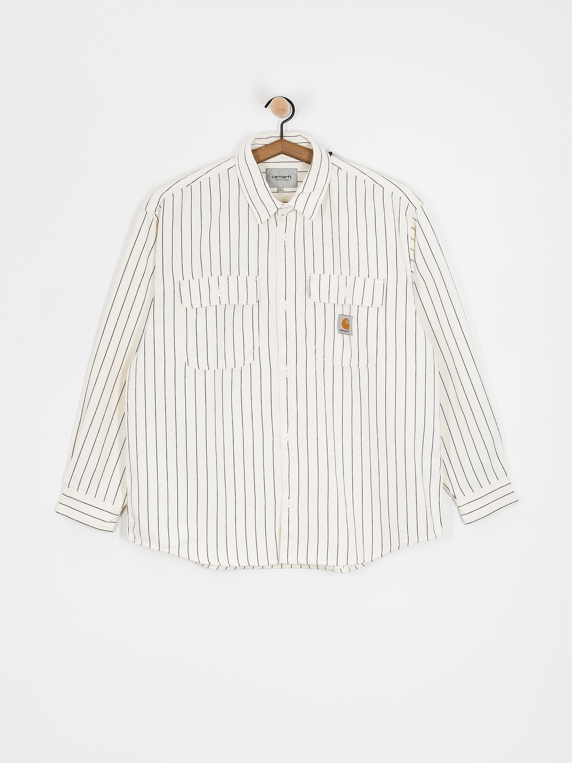 Koszula Carhartt WIP Hendry (seaton stripe/wax/dark navy)