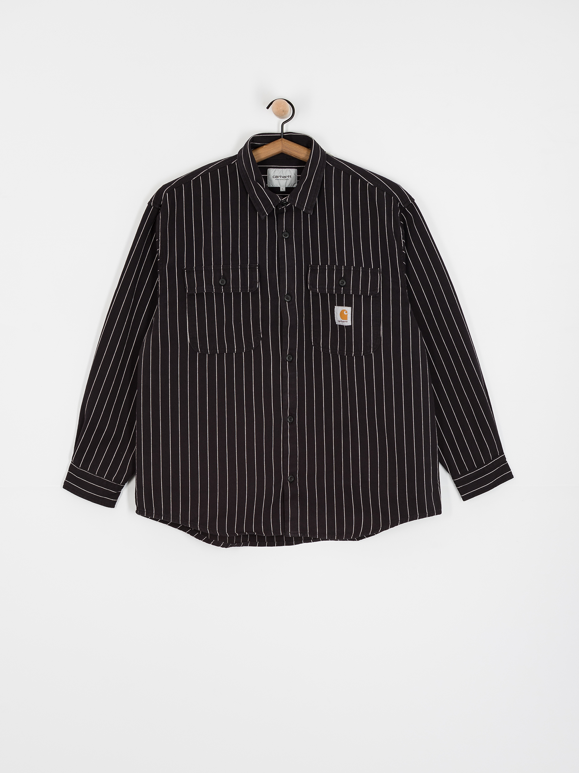 Koszula Carhartt WIP Hendry (seaton stripe/black/wax)