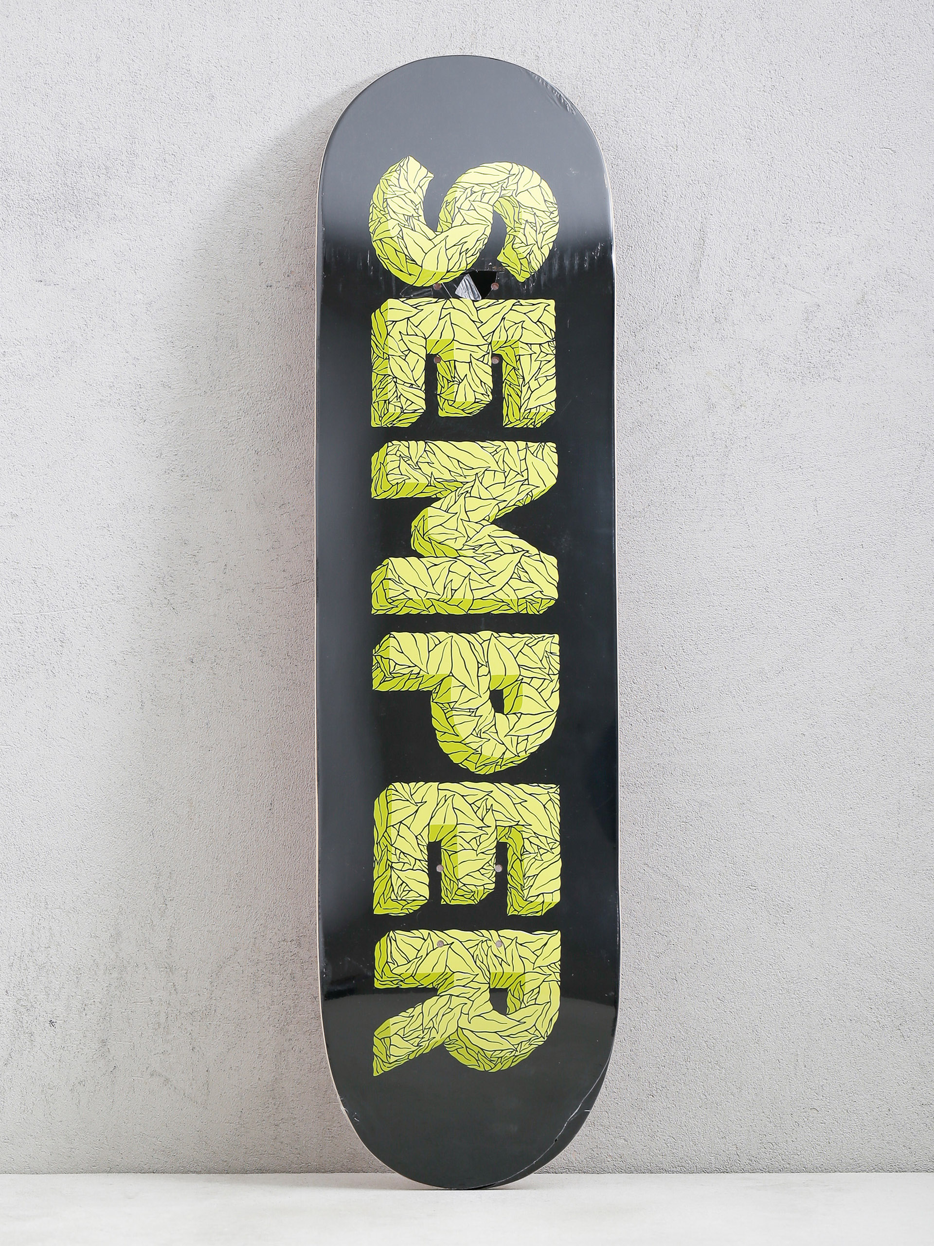 Deck Semper Skateboards Leaf (black/yellow)