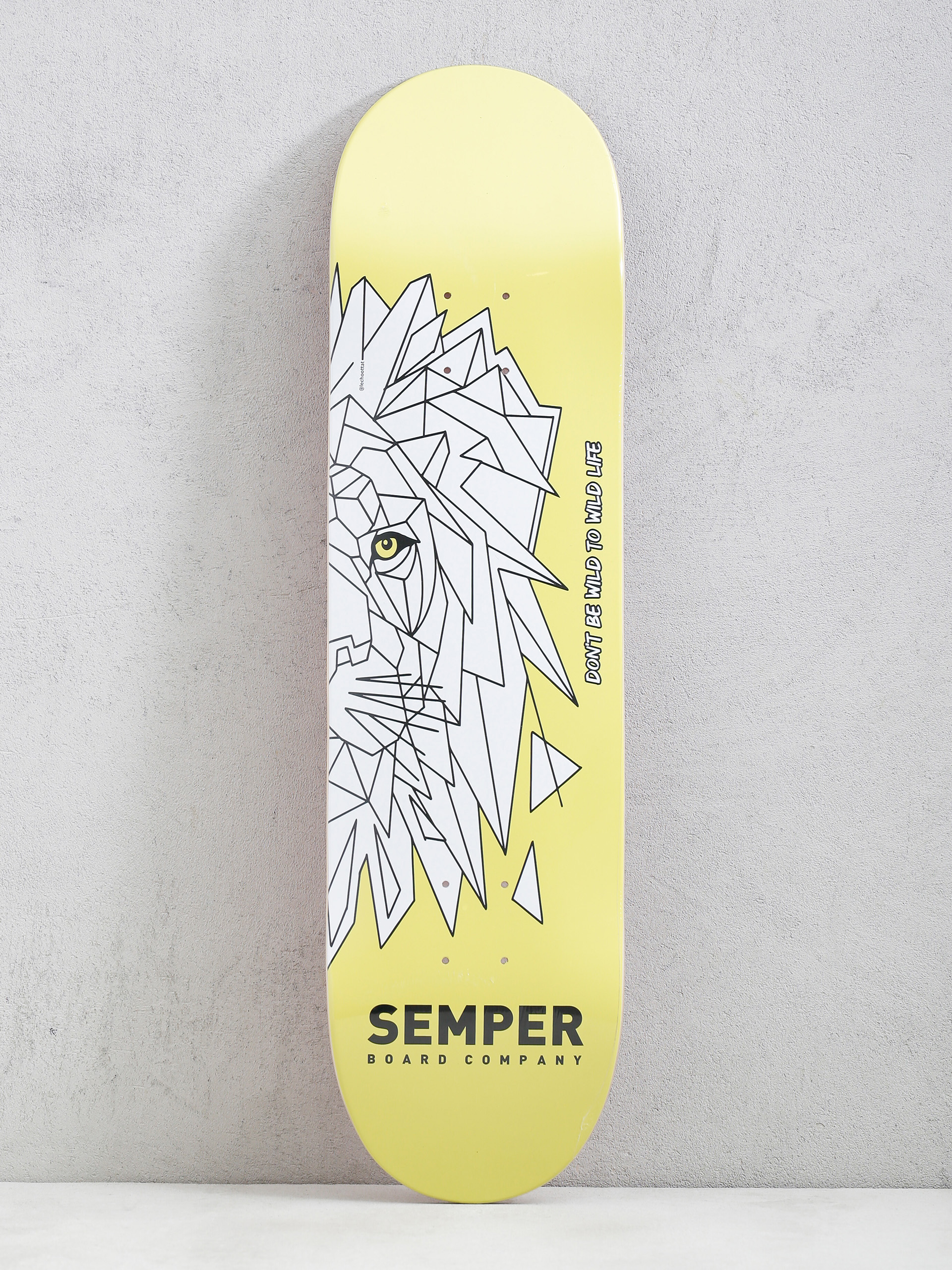 Deck Semper Skateboards Lion (yellow)