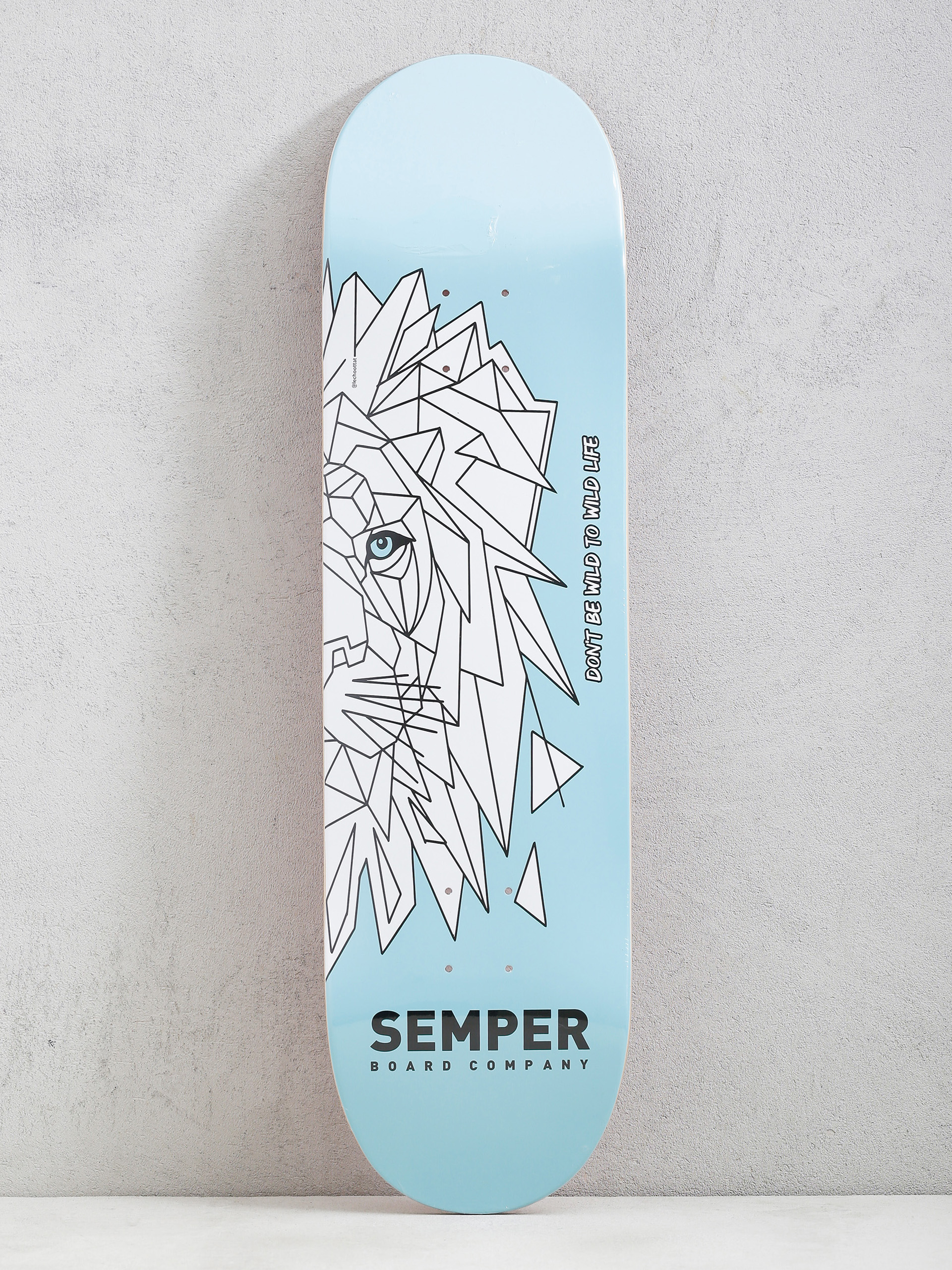 Deck Semper Skateboards Lion (blue)