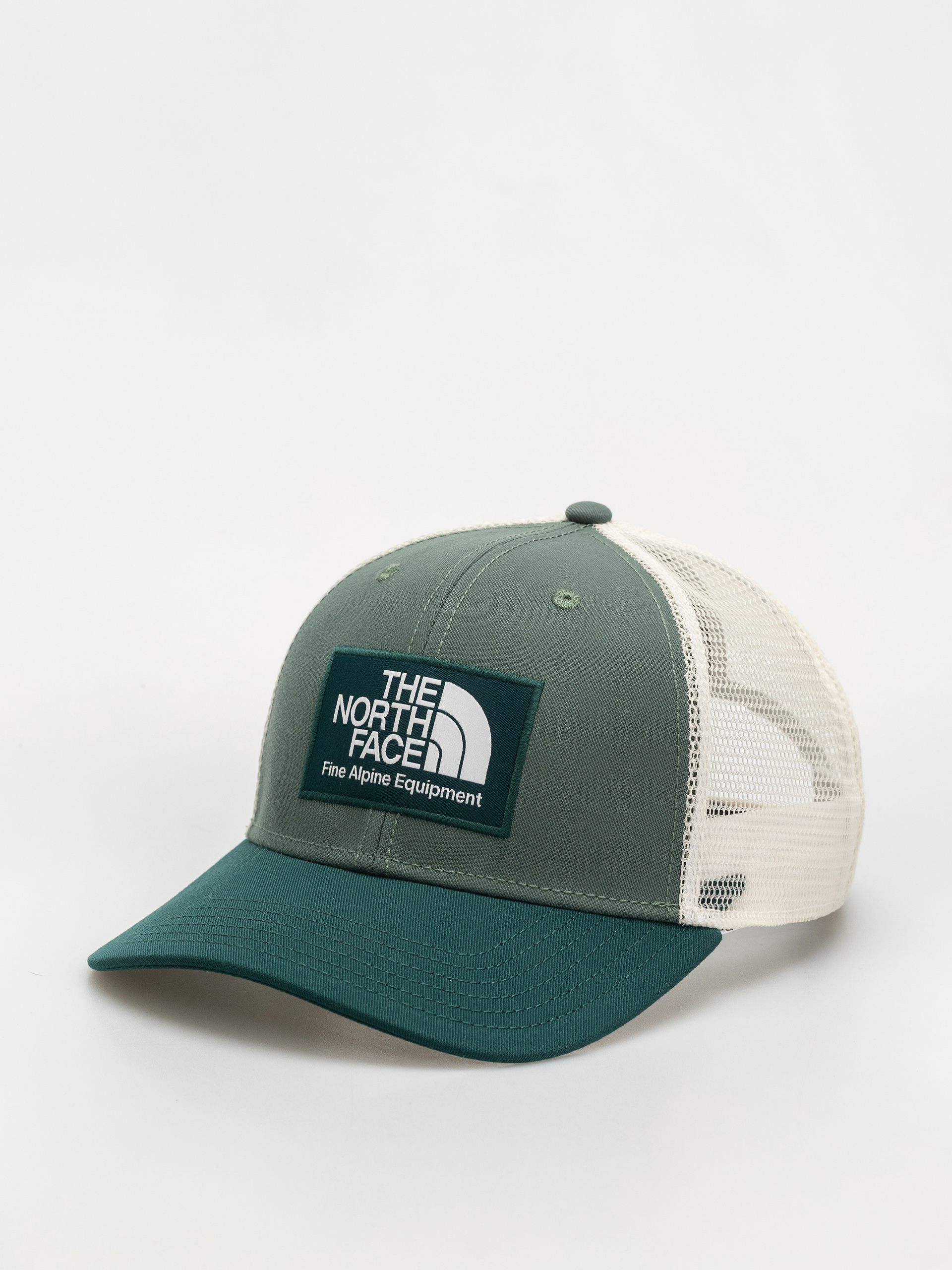 Czapka z daszkiem The North Face Deep Fit Mudder Trucker (deep nori/duck green)