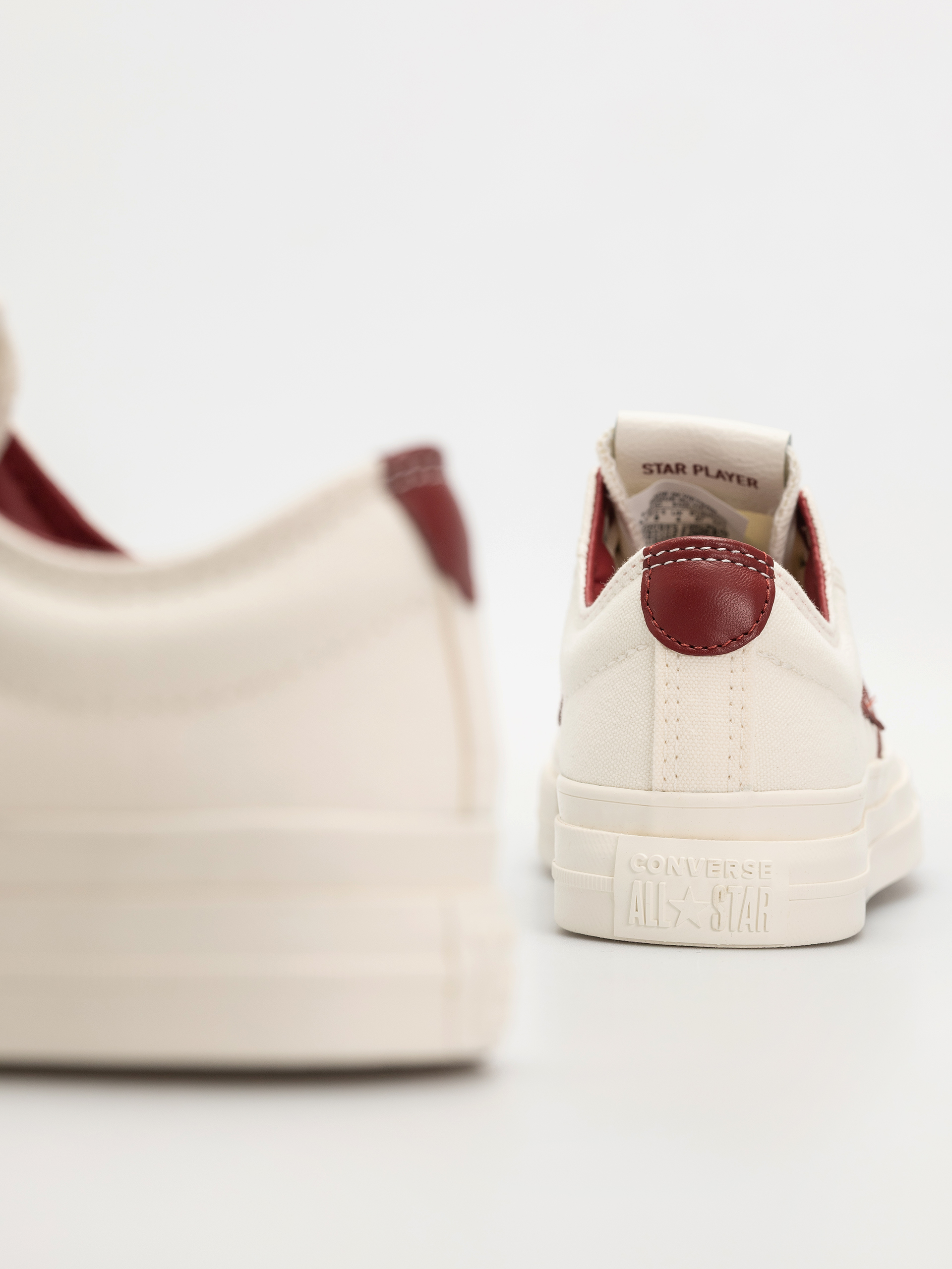 Buty Converse Star Player 76 Ox (egret/egret/park red)