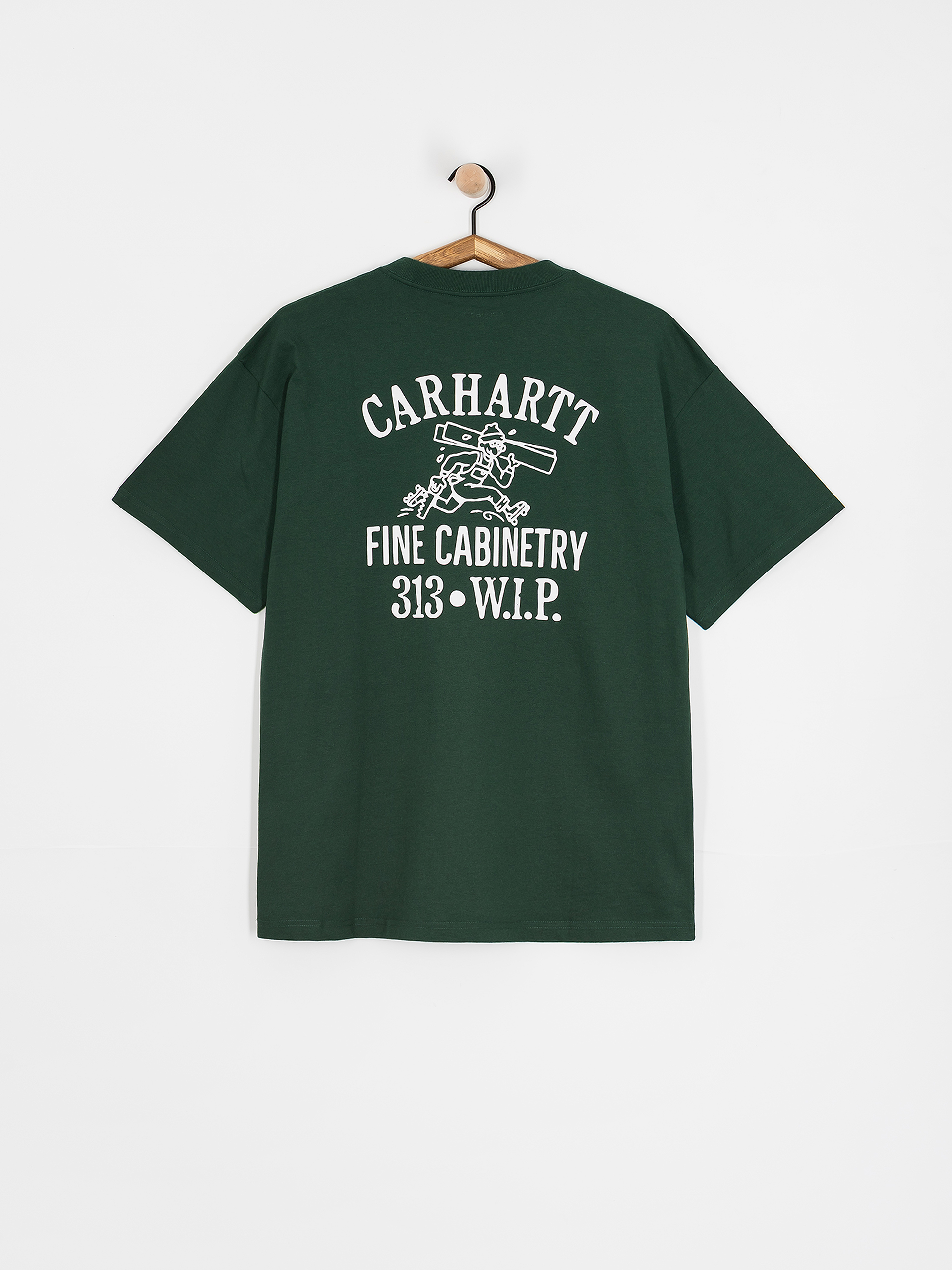 T-shirt Carhartt WIP Cabinetry (conifer/white)