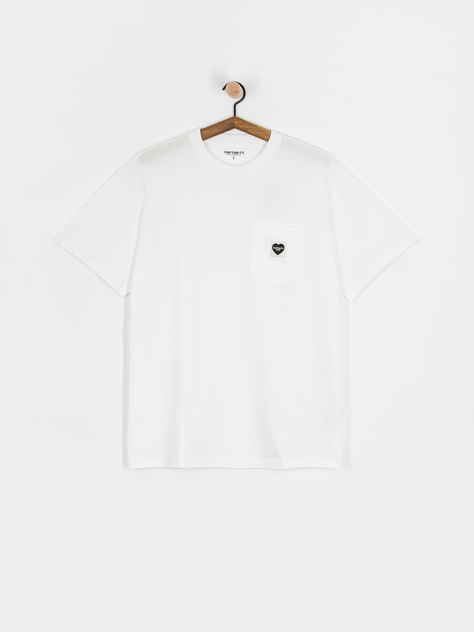 T-shirt Carhartt WIP Pocket Heart (white/black)