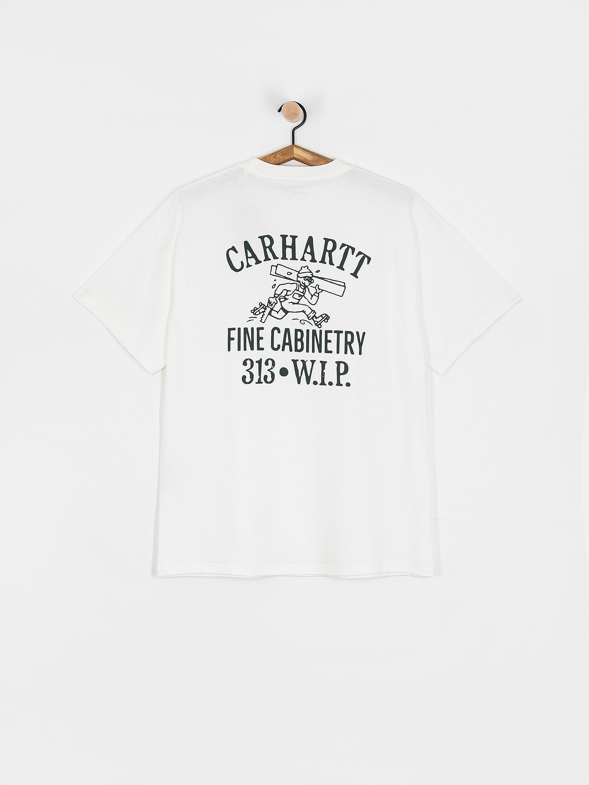 T-shirt Carhartt WIP Cabinetry (white/black)