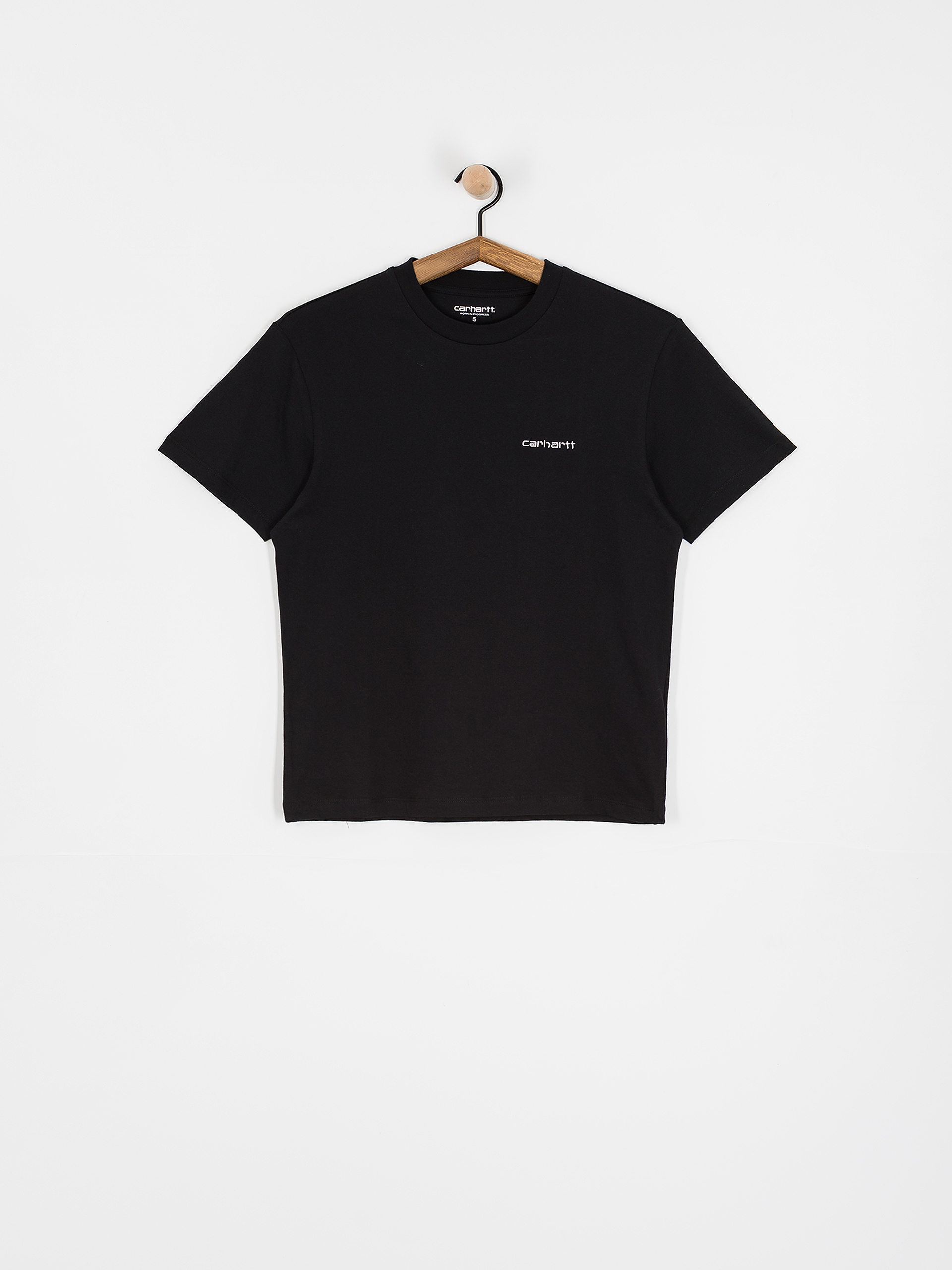 T-shirt Carhartt WIP Script Embroidery Wmn (black/white)