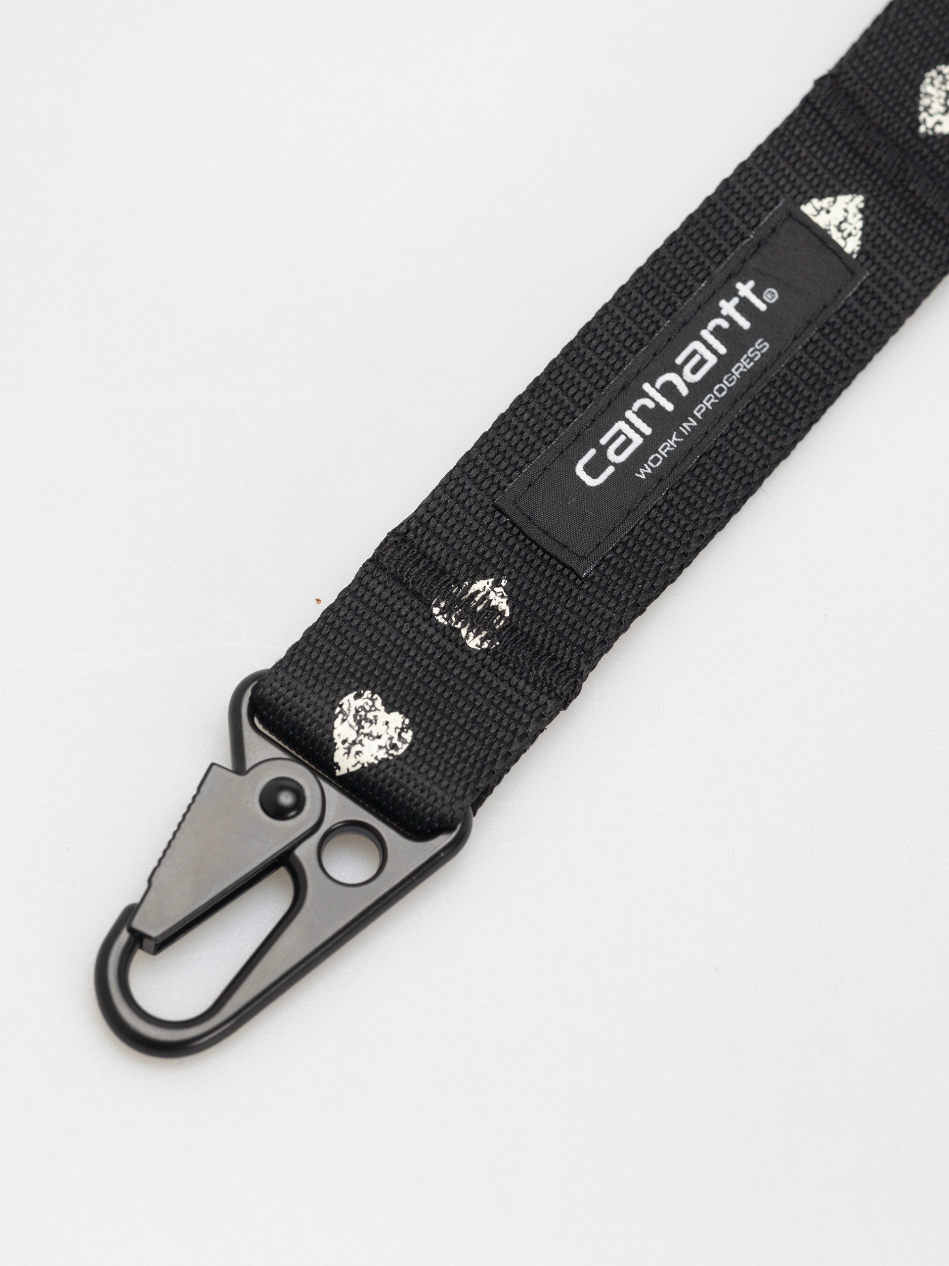Breloczek Carhartt WIP Drewe Keychain (heart c pinstripe/black/natural)
