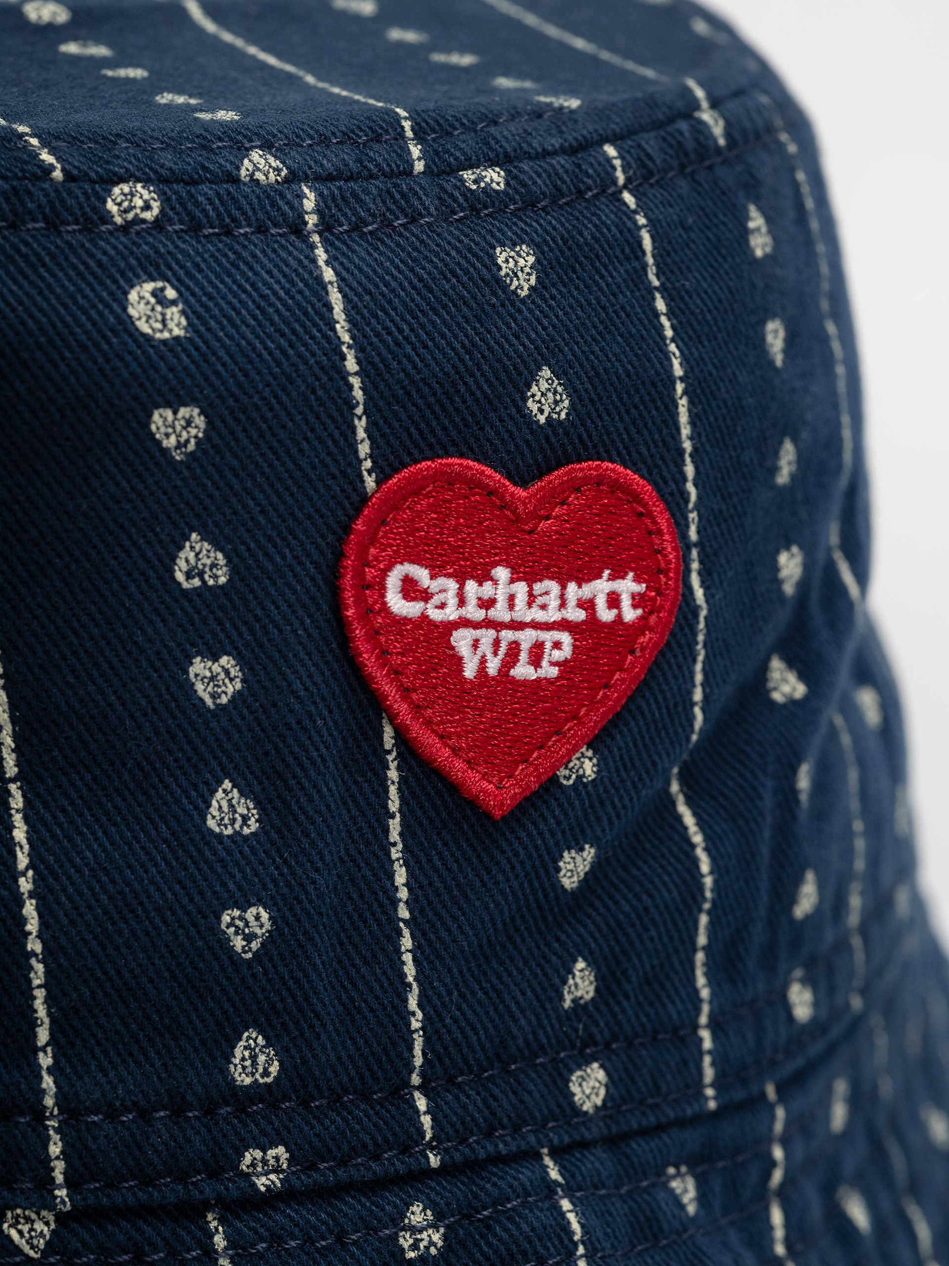 Kapelusz Carhartt WIP Drewe Bucket (heart c pinstripe/ink/natural)