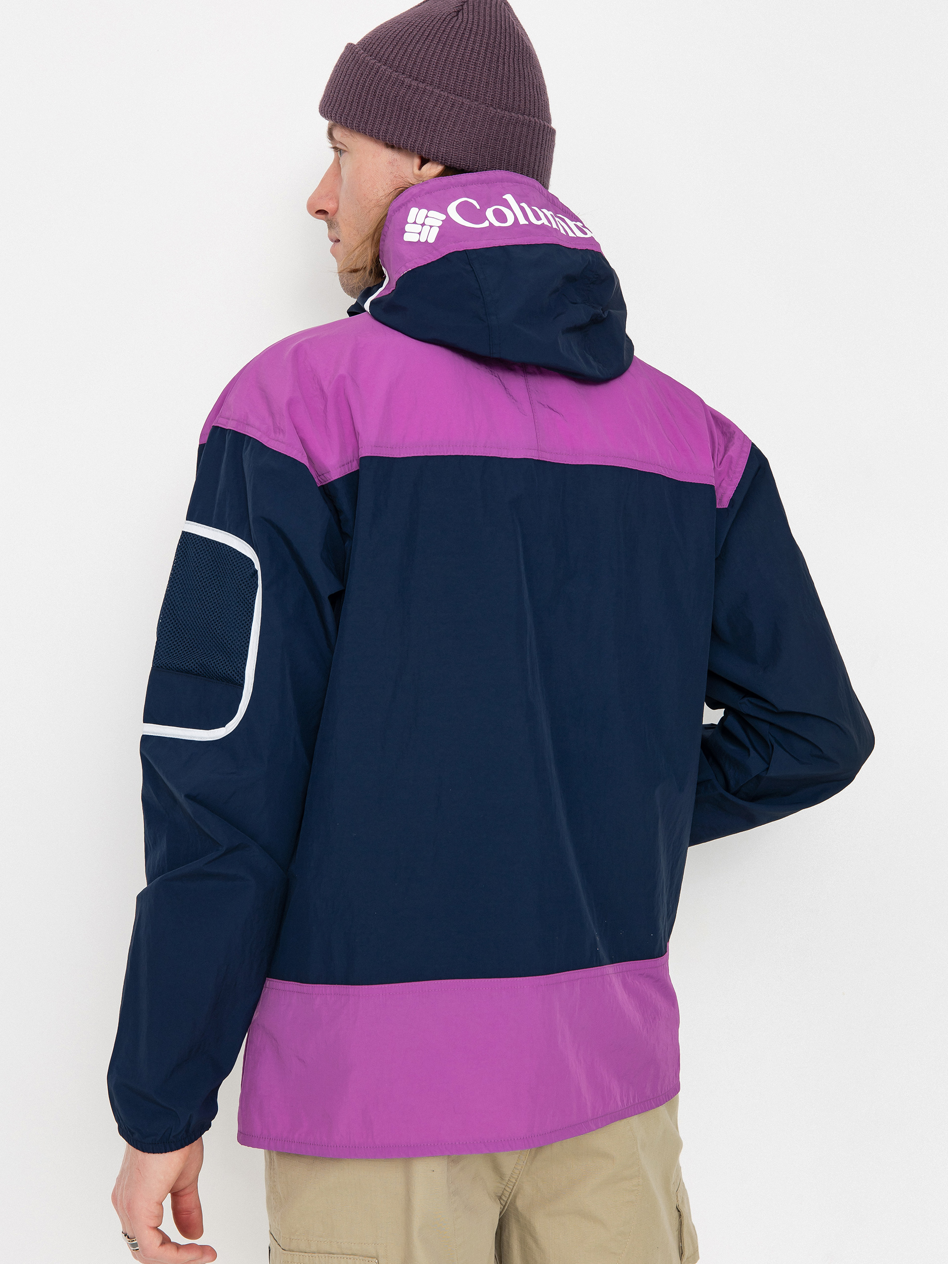 Kurtka Columbia Challenger Windbreaker Anorak (coll navy/razz)