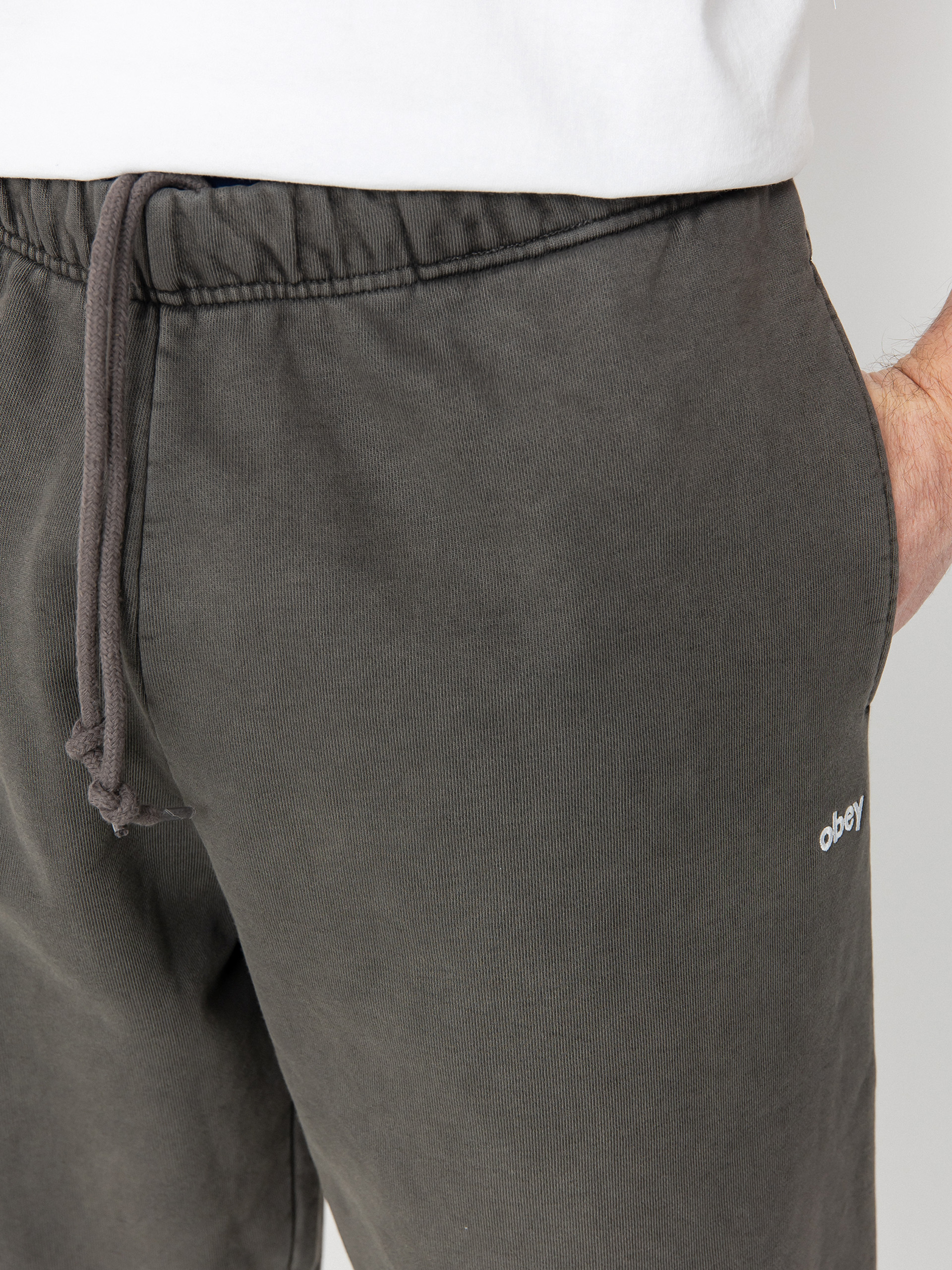 Spodnie OBEY Lowercase Pigment (pigment digital black)