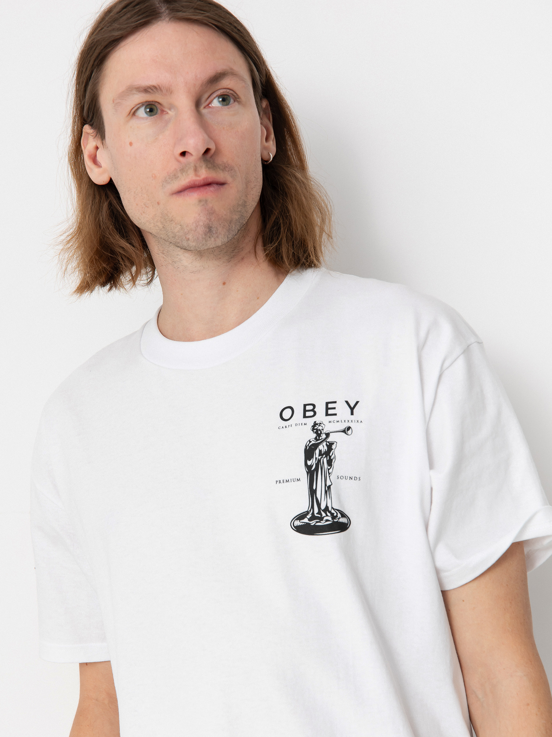 T-shirt OBEY Premium Sounds (white)
