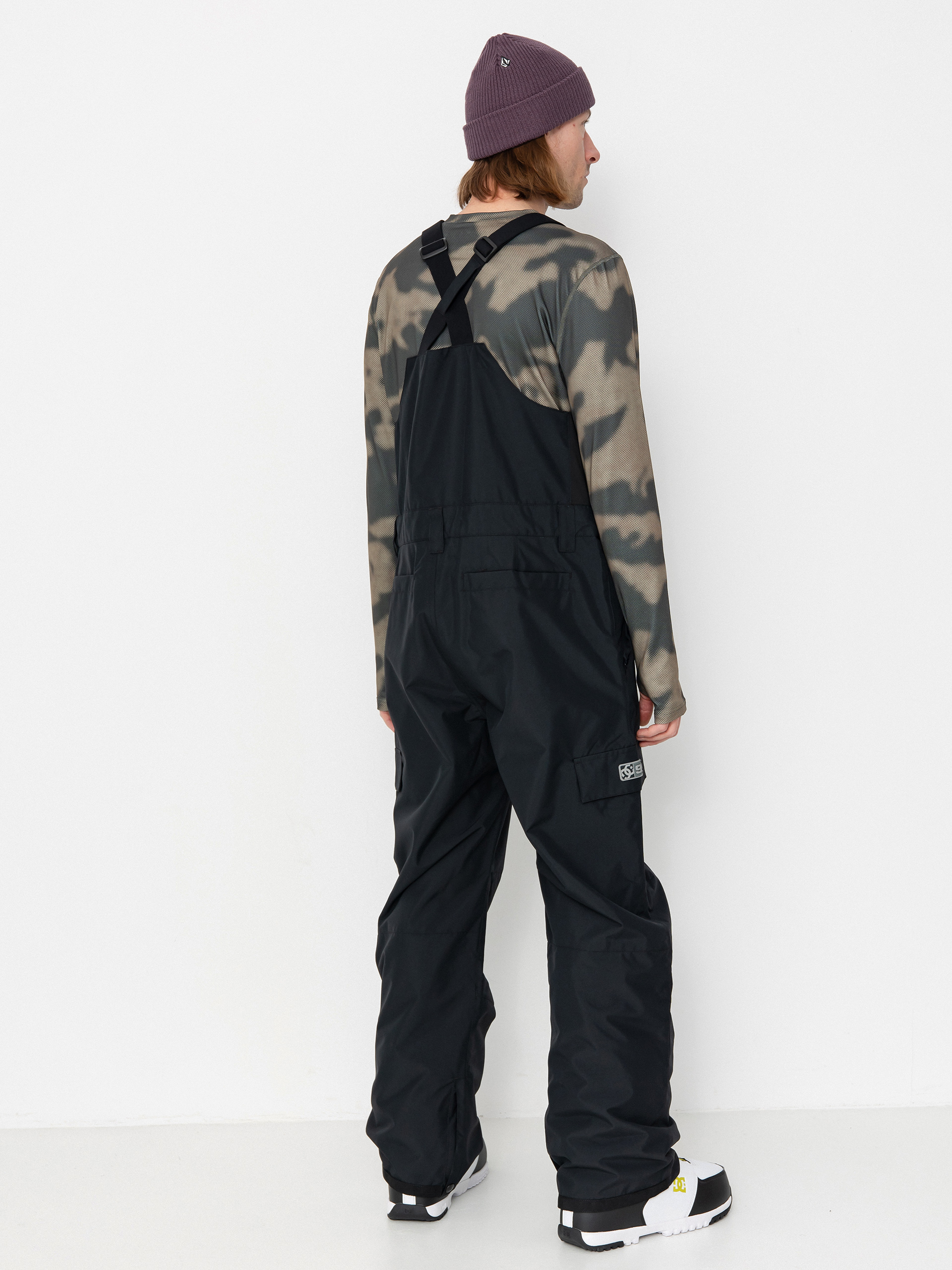Męskie Spodnie snowboardowe DC Docile Bib (black)