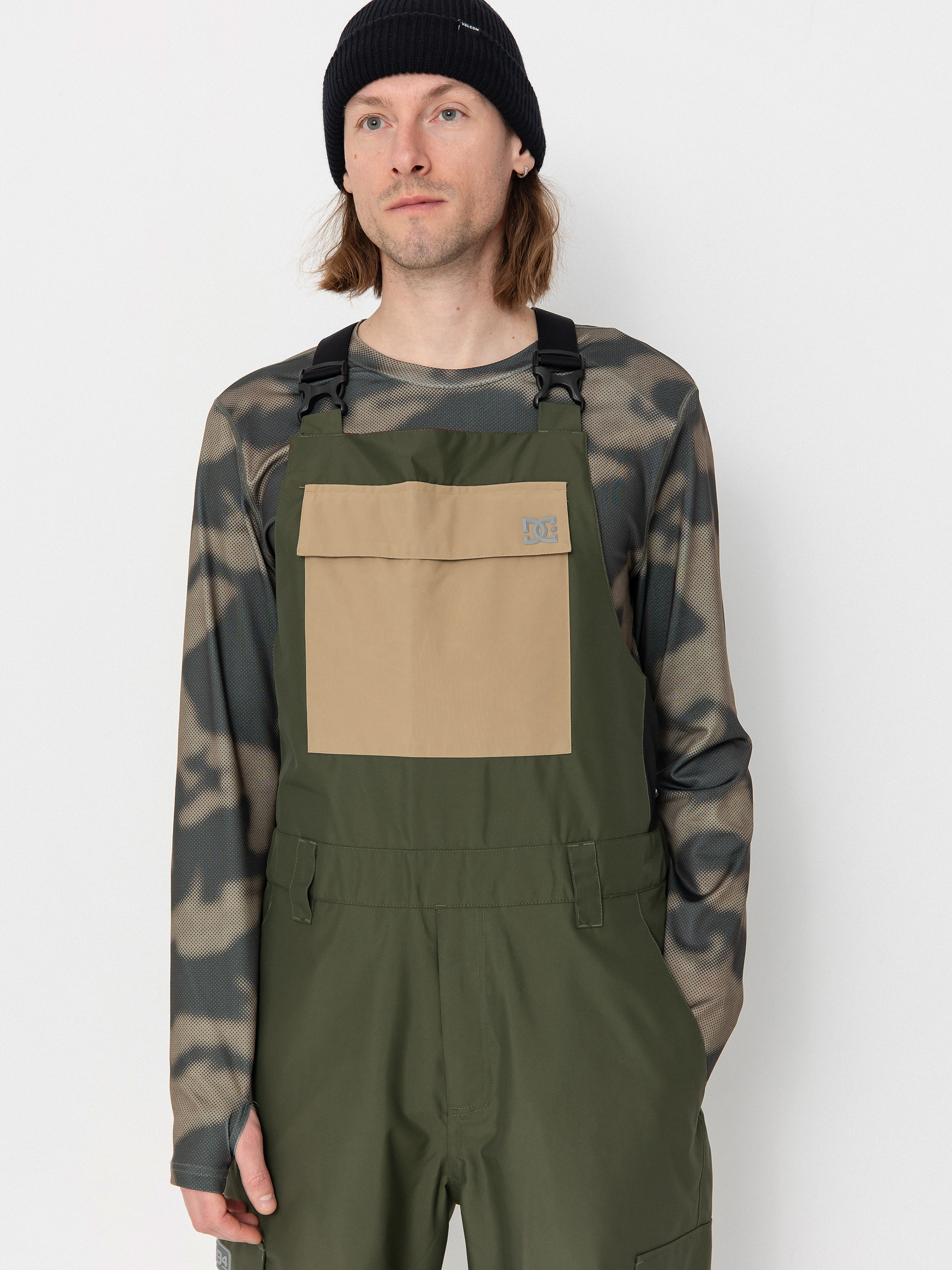 Męskie Spodnie snowboardowe DC Docile Bib (deep depths)