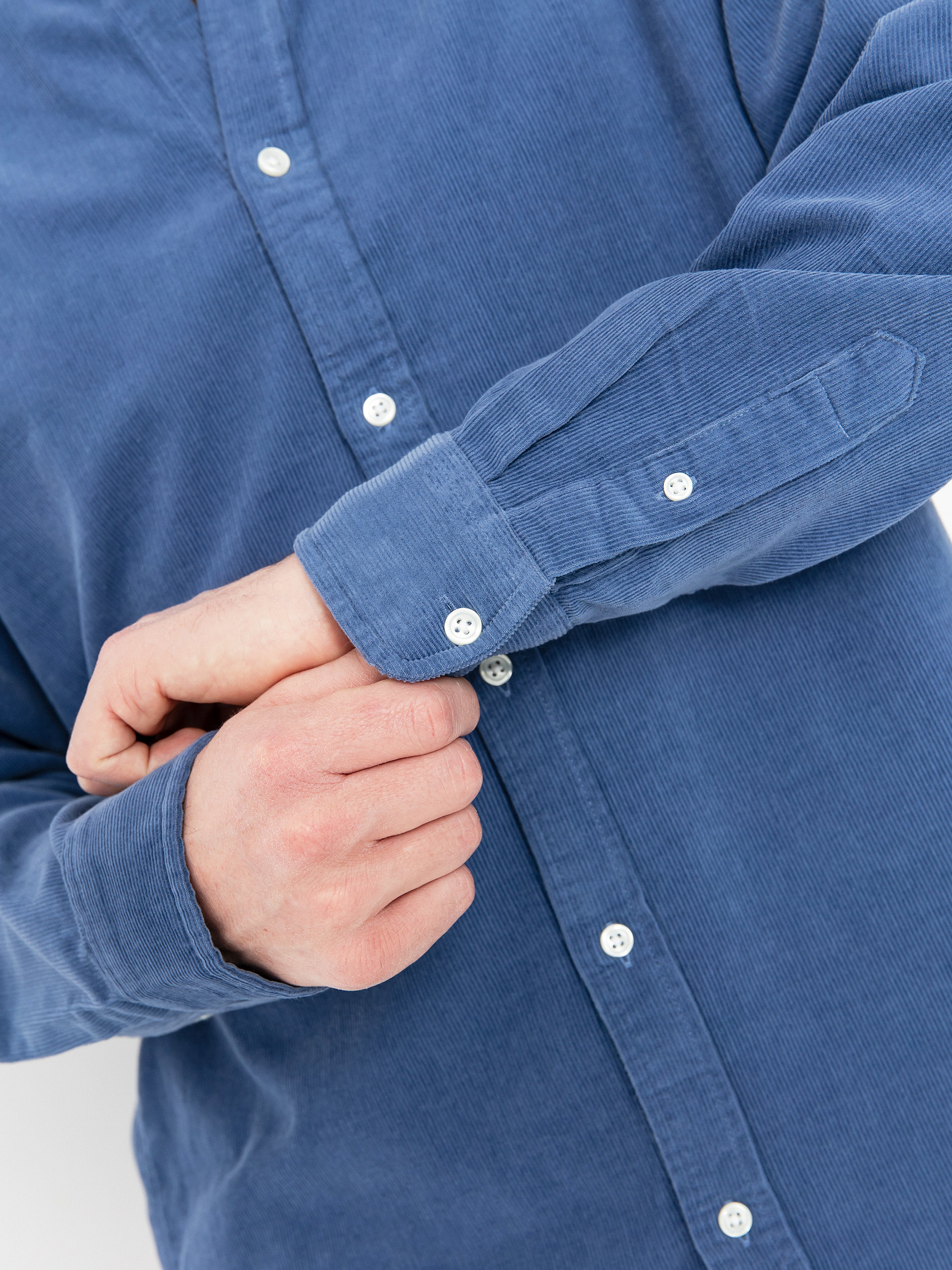 Koszula Carhartt WIP Madison Fine Cord (blue iris/wax)