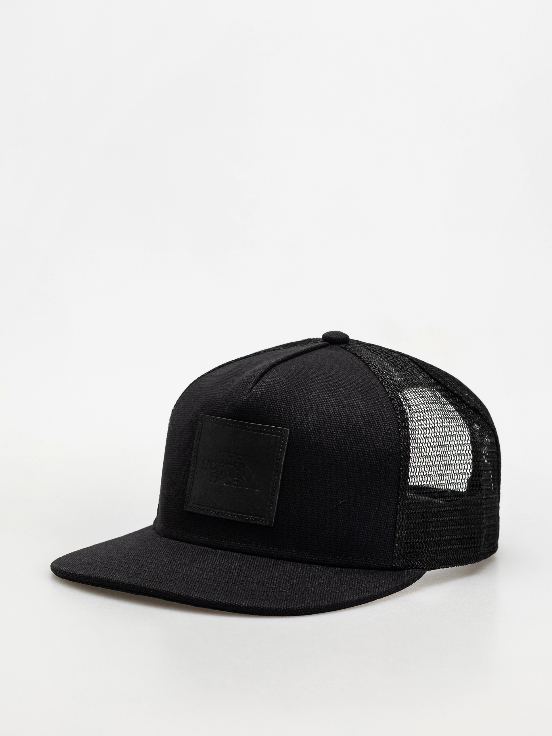 Czapka z daszkiem The North Face Half Dome Trucker (tnf black/leather patch)